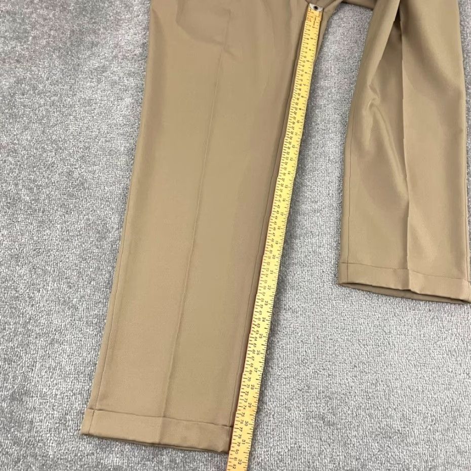 Jos. A. Bank VINTAGE Jos. A Bank David Leadbetter Pants Mens 34 x 32 Brown Pleated Golf Trousers Retro Size US 34 / EU 50 - 5 Thumbnail