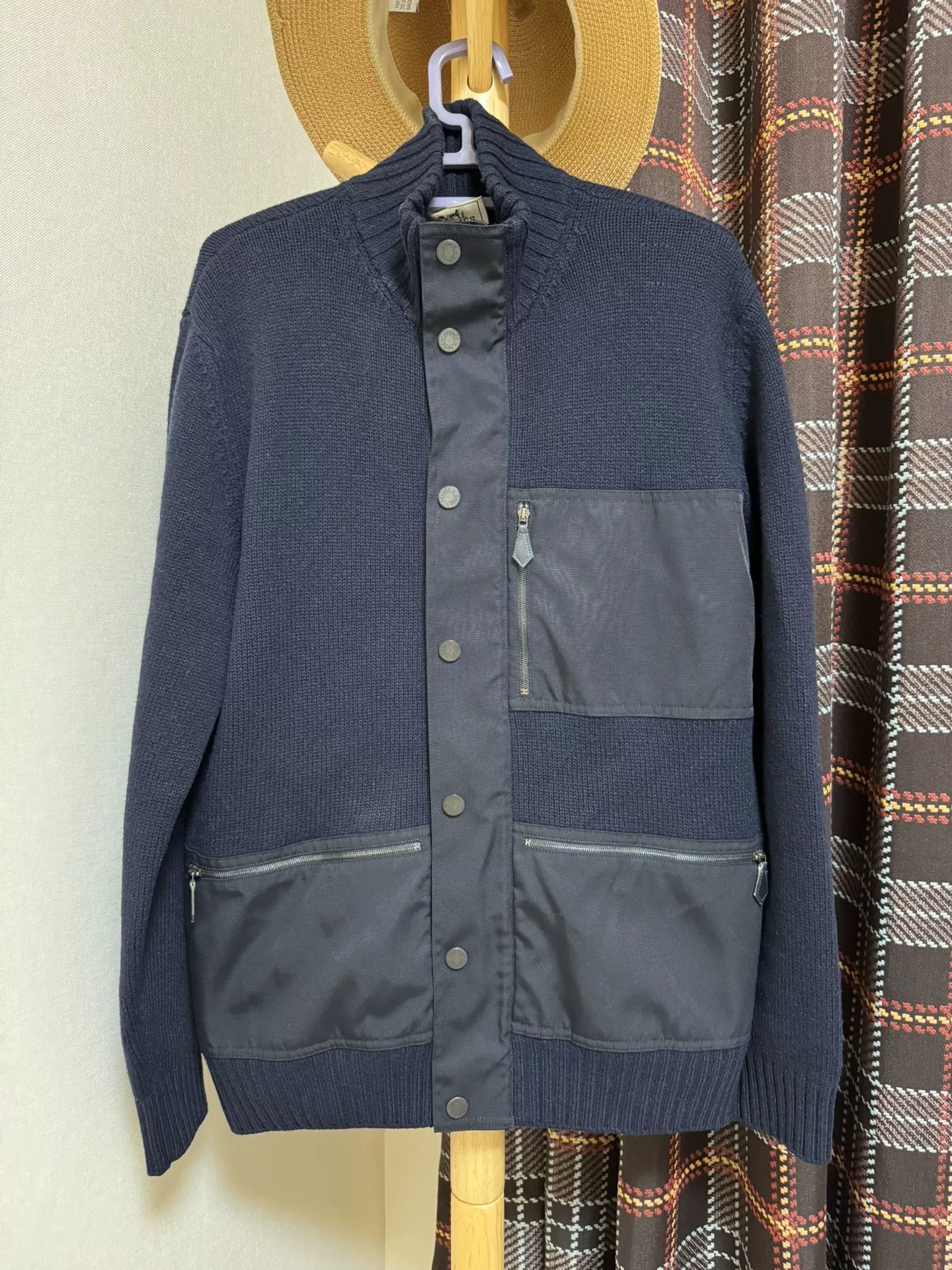 Hermes Hermes Wool Yak Blend Sweater Coat Size US M / EU 48-50 / 2 - 1 Thumbnail