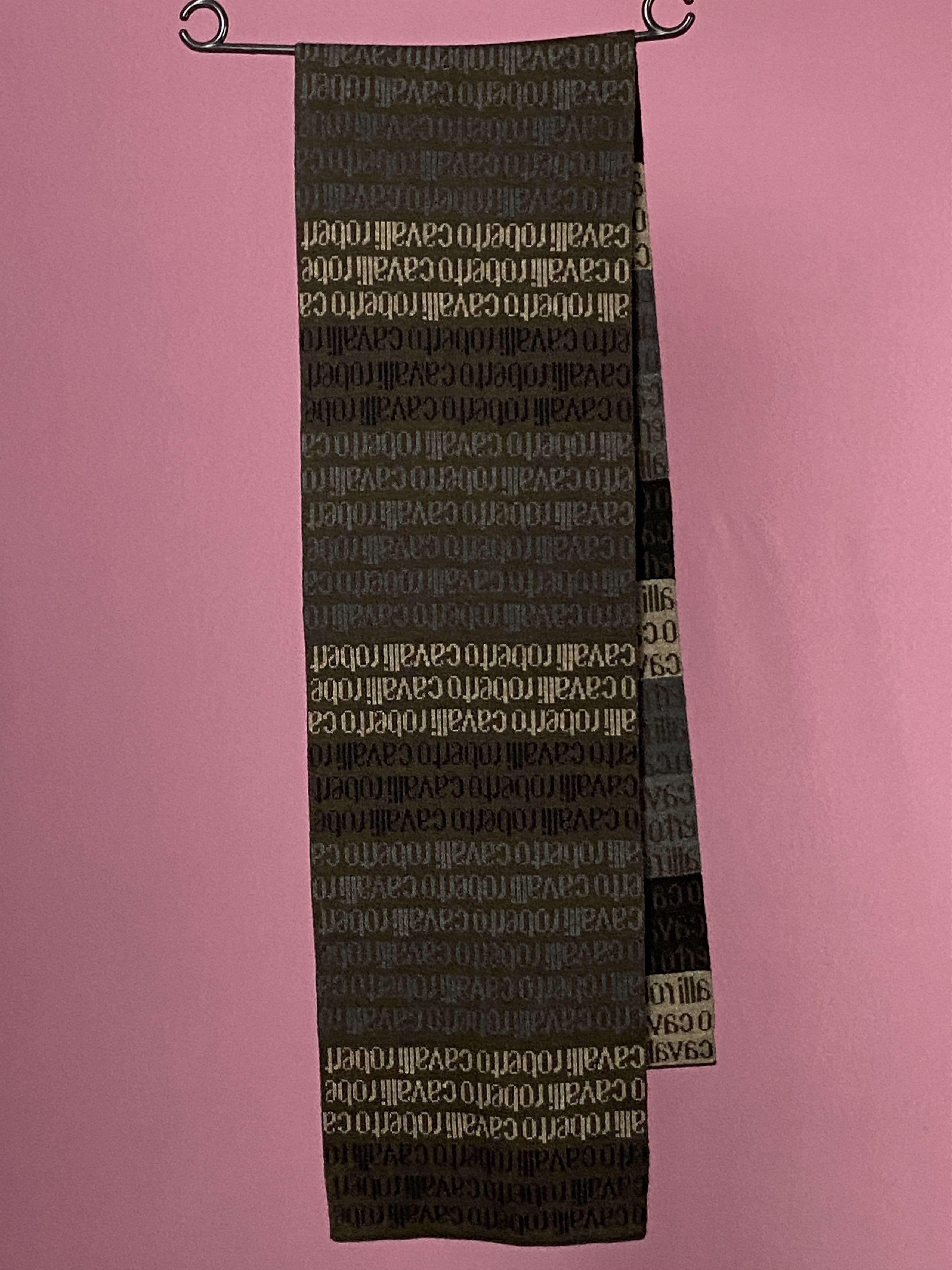 Just Cavalli × Roberto Cavalli Roberto Cavalli Wool Scarf Size 26 - 3 Thumbnail