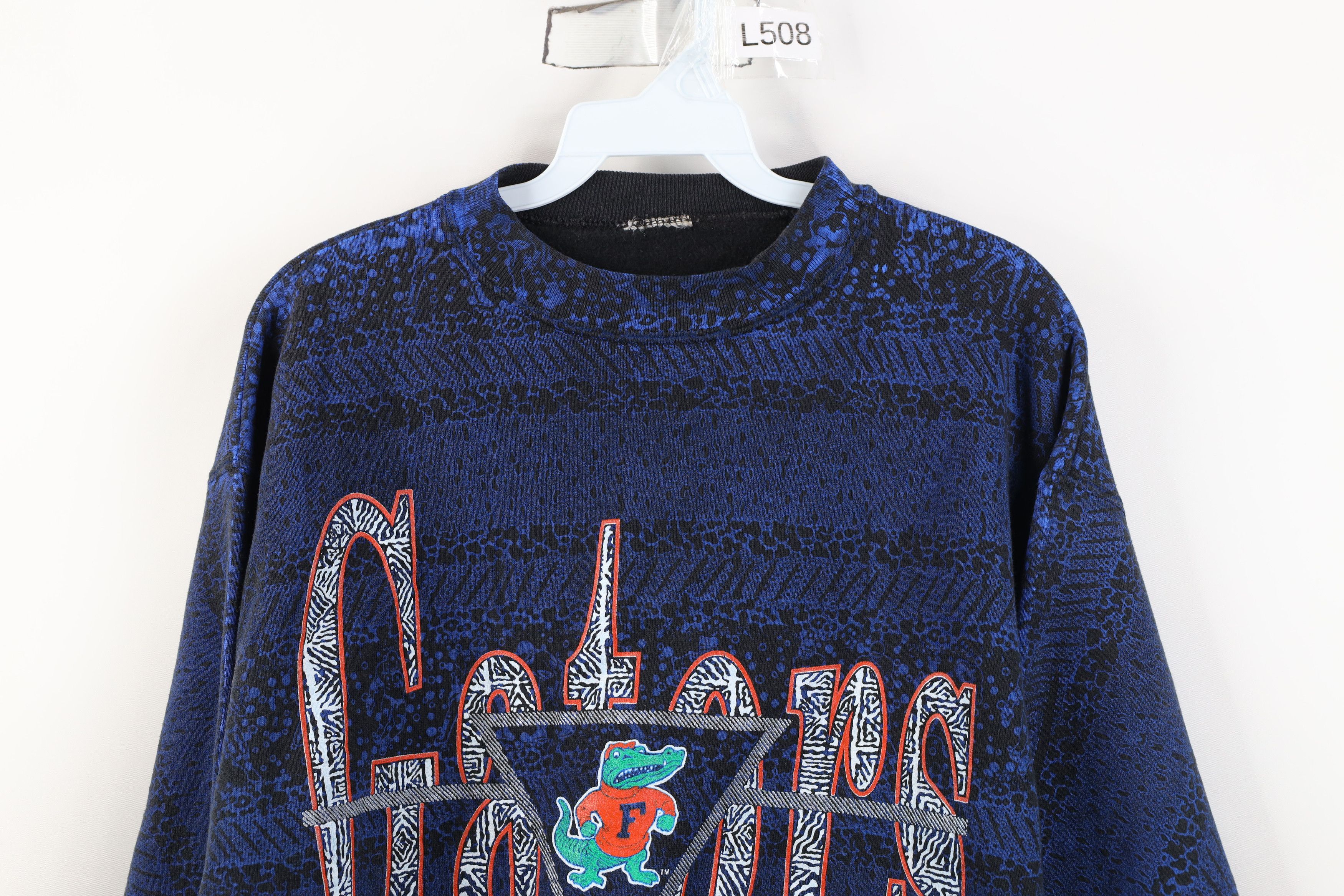 Vintage Vintage 90s University of Florida Football Print Sweatshirt Size US L / EU 52-54 / 3 - 2 Thumbnail