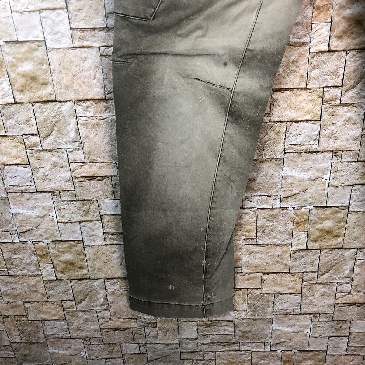 Faded Glory × Japanese Brand Genba Grey faded tactical Cargo Multipocket Pants #A1148 Size US 32 / EU 48 - 11 Thumbnail