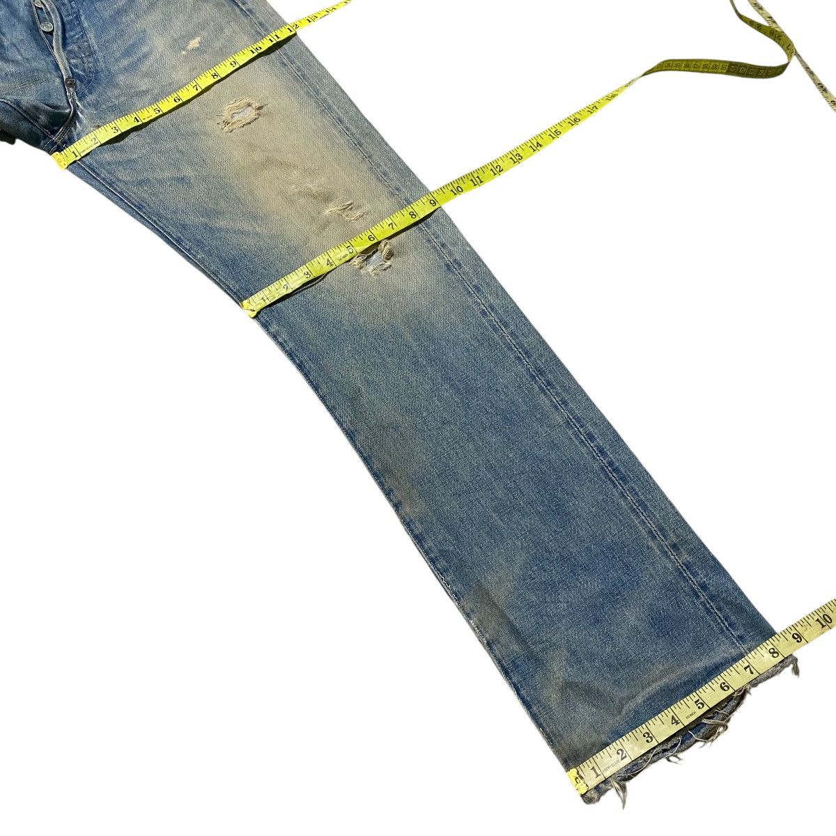 Levi's Vintage Levis 501 Big E Hidden Rivet Denim Selvedge Jeans Size US 30 / EU 46 - 23 Thumbnail