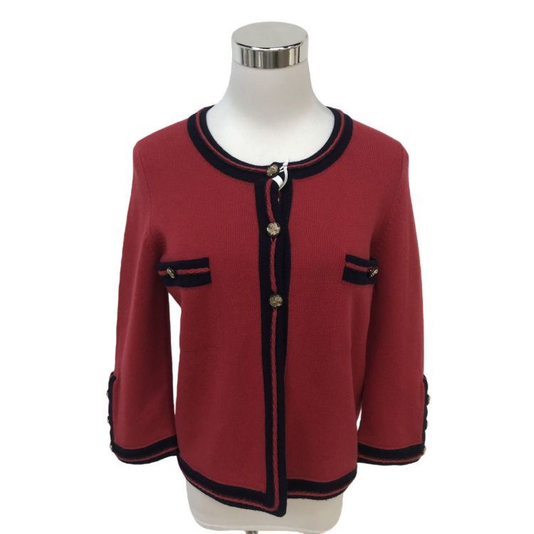 Chanel Chanel Cashmere Cardigan FR 38 Size S / US 4 / IT 40 - 1 Thumbnail