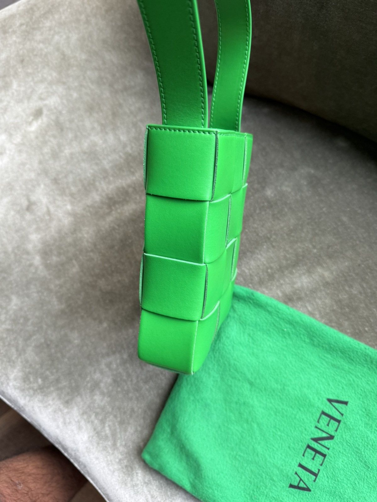 Bottega Veneta Bottega veneta Mini Cassette Crossbody Bag Green Size ONE SIZE - 10 Thumbnail