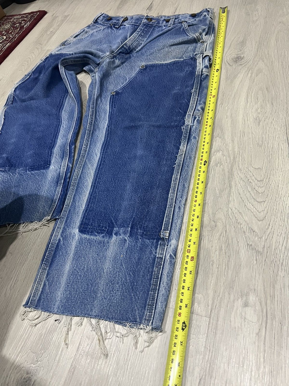 Carhartt × Carhartt Wip × Vintage Vintage Carhartt Denim Cutoff Logger B107 Size US 34 / EU 50 - 10 Thumbnail