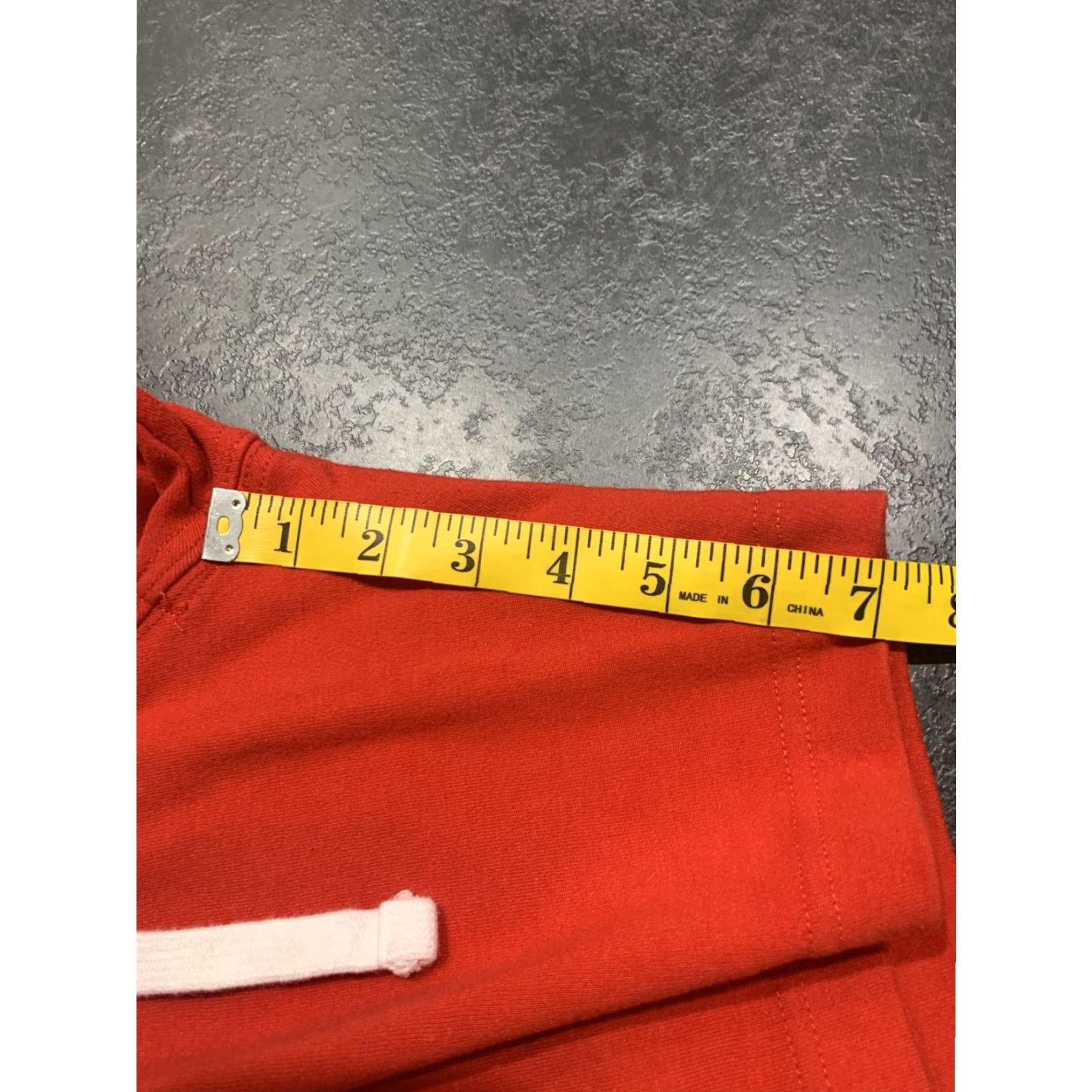 NANGA Hustle Gang Fleece Shorts Mens Large Red Sweat Size US 33 - 8 Thumbnail