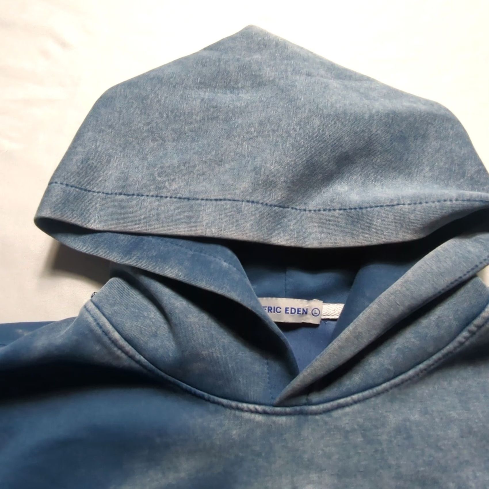 Vintage Aelfric Eden Hoodie Sweatshirt Blue Embossed Logo Kangaroo Pocket L Regular Mens Size US L / EU 52-54 / 3 - 4 Thumbnail