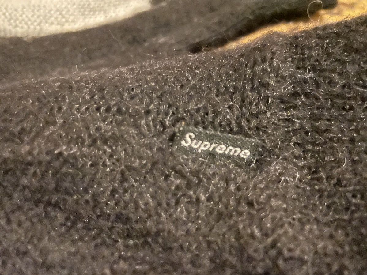 Supreme Supreme Mohair Sweater Black/White Size US L / EU 52-54 / 3 - 5 Thumbnail