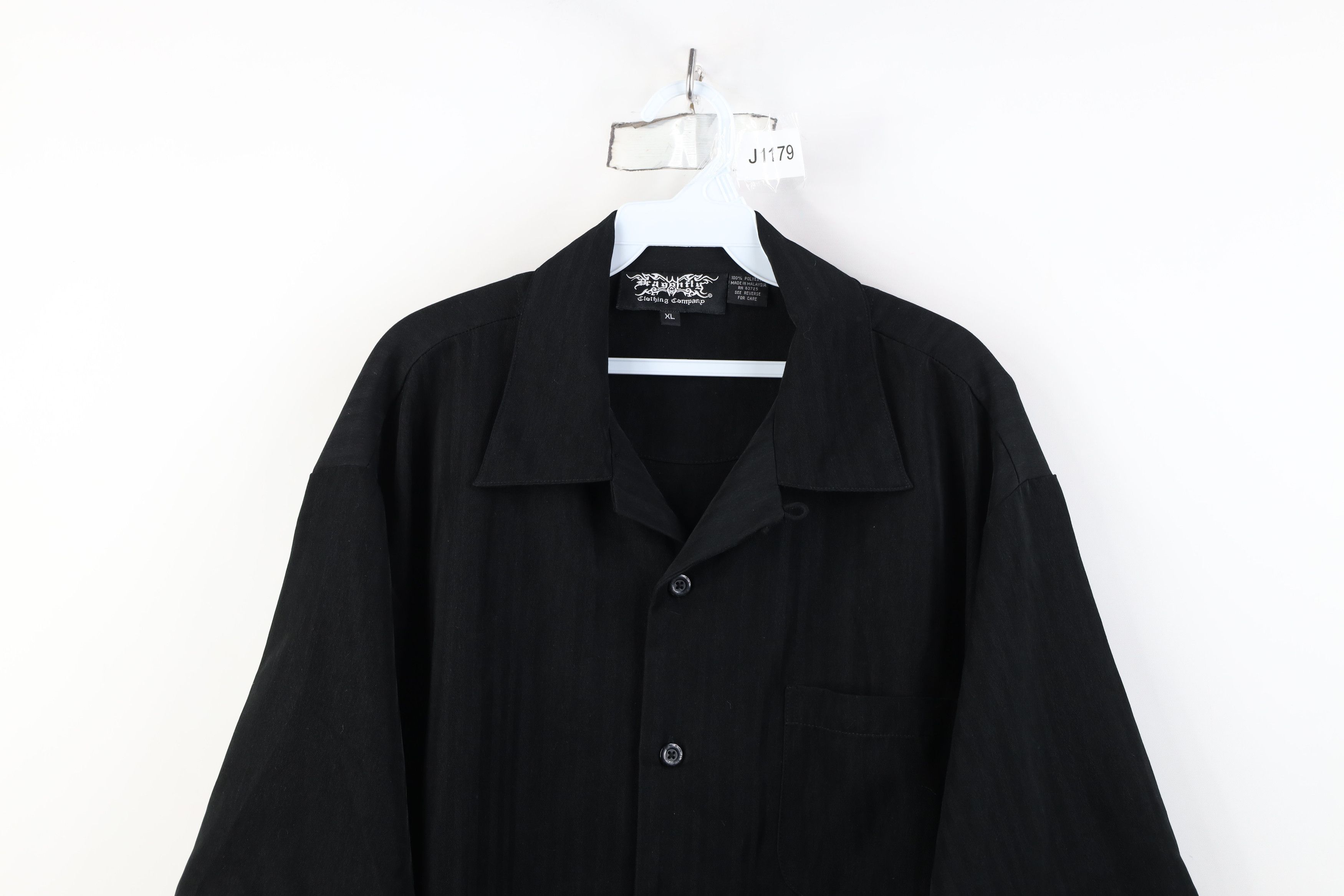 Dragonfly Vintage 90s Y2K Dragonfly Striped Looped Collar Button Shirt Size US XL / EU 56 / 4 - 2 Thumbnail