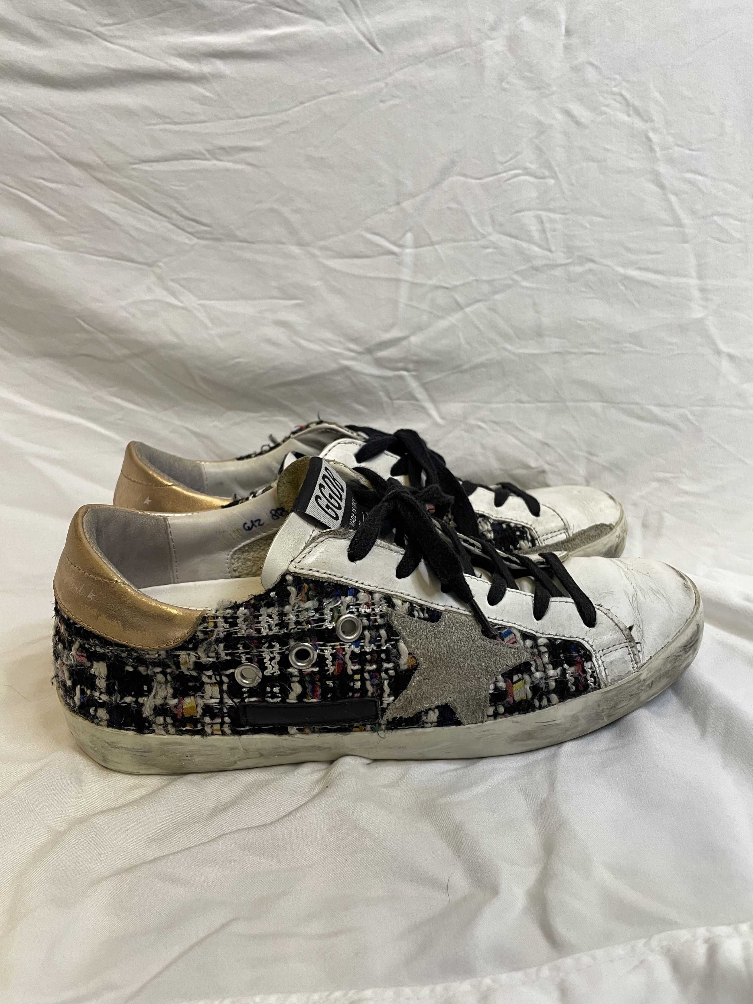 Golden Goose Golden Goose Superstar Multi Boucle Low-Top Sneakers Size US 8 / IT 38 - 2 Thumbnail