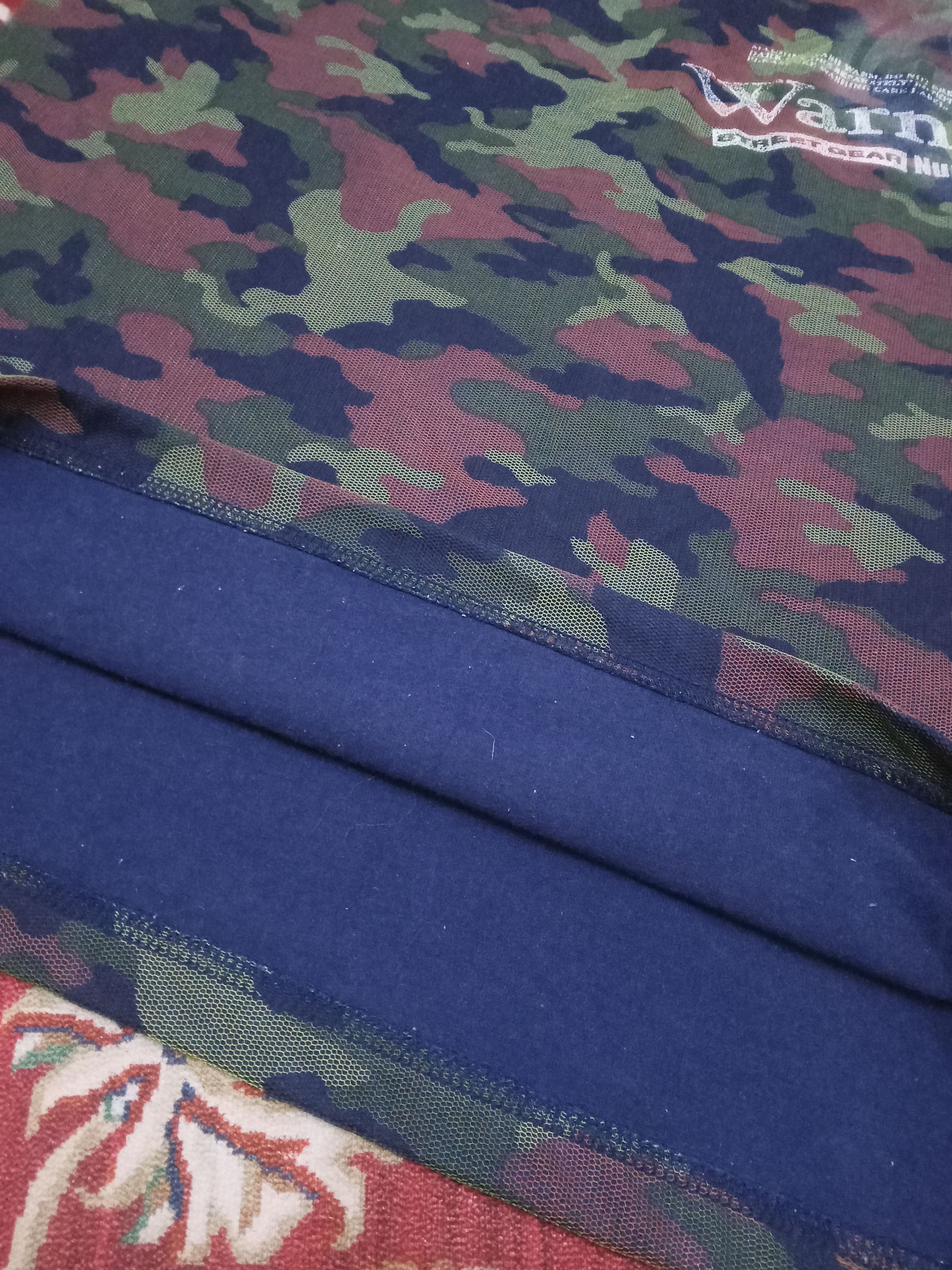 Other Warning Street Gear , Double Layer Long Sleeve Rare T Shirt Size US L / EU 52-54 / 3 - 14 Thumbnail