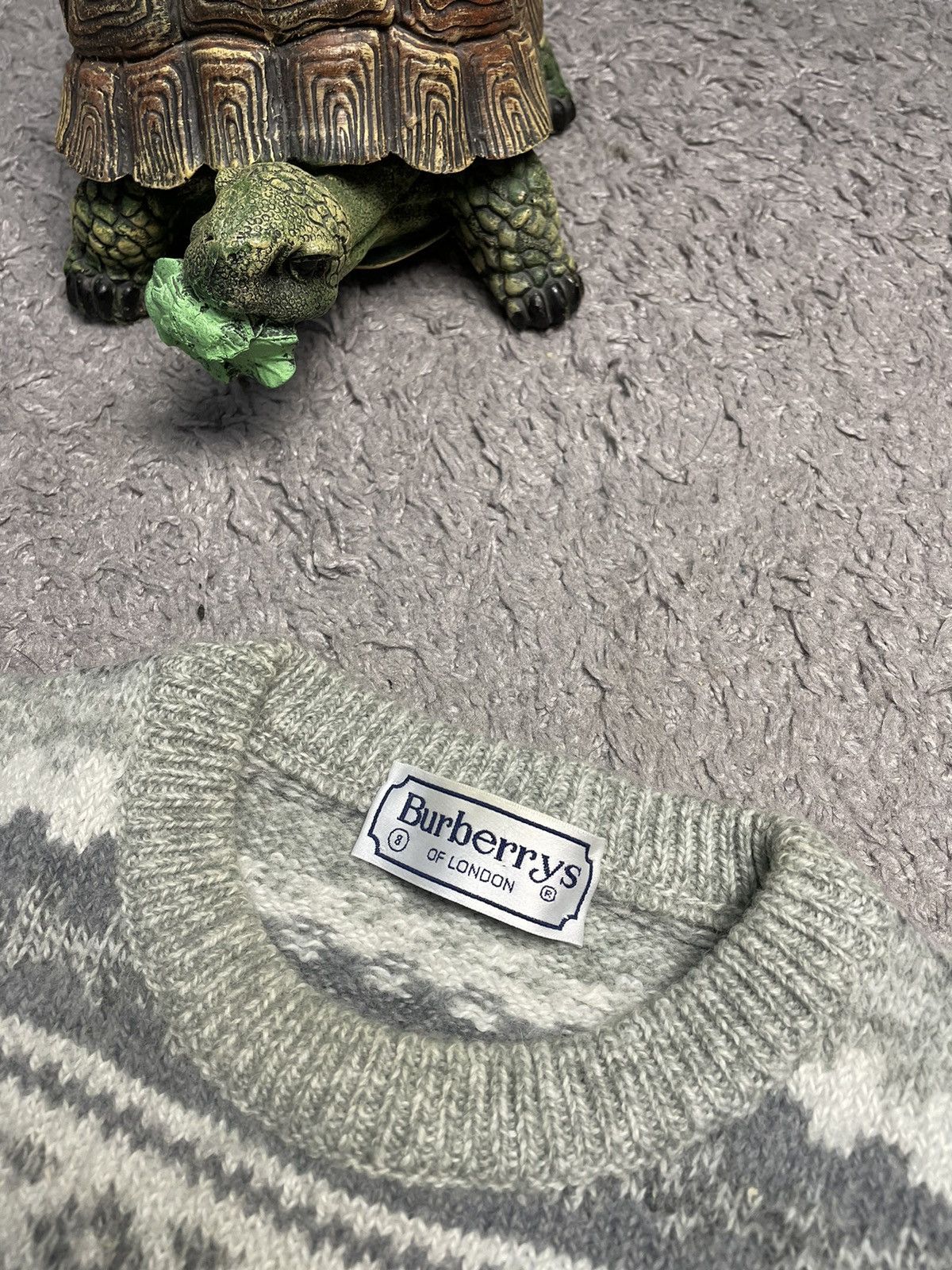 Burberry Vintage Burberrys London Small Logo Wool women Sweater Size S / US 4 / IT 40 - 7 Thumbnail