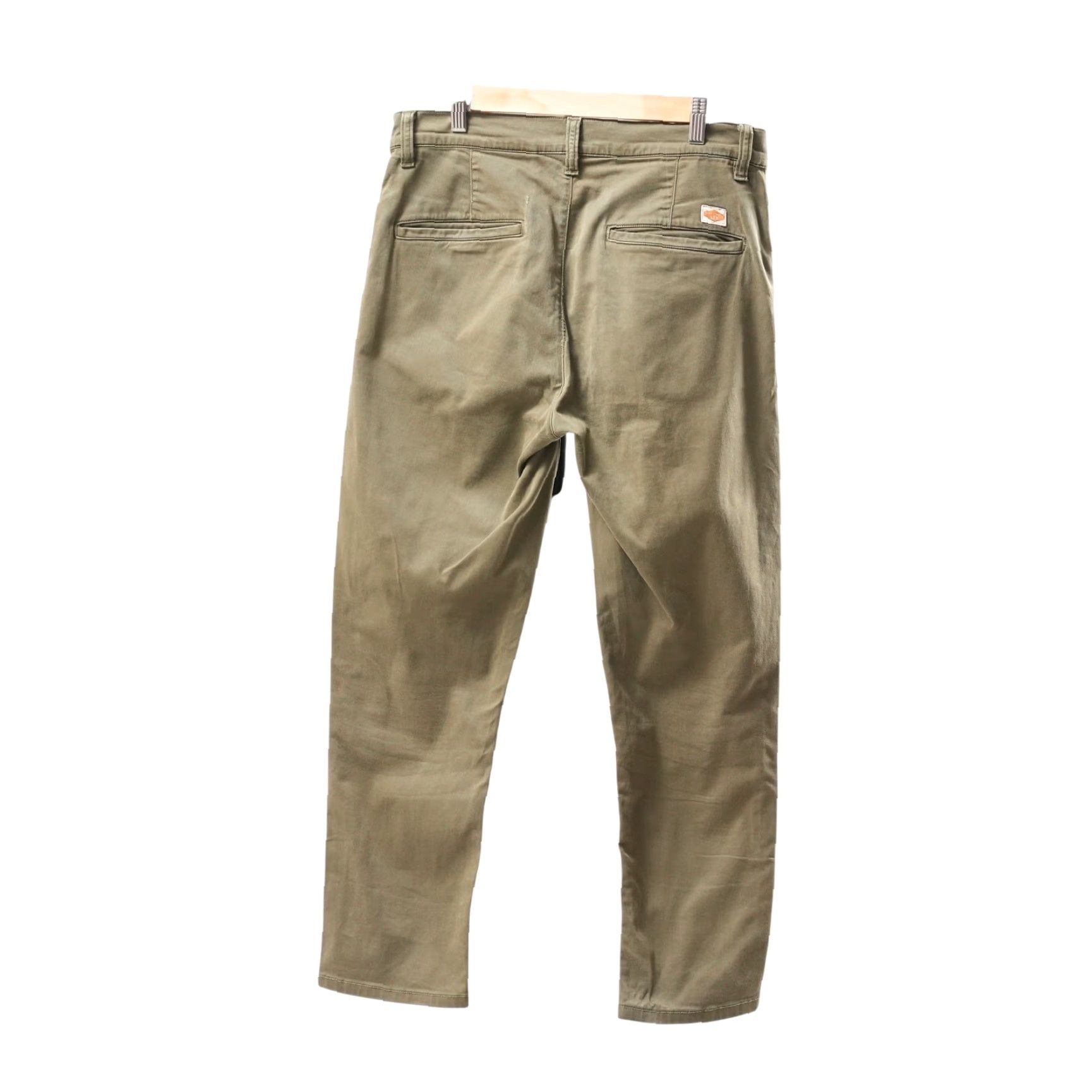 Nudie Jeans Nudie Jeans Slim Chino Pants Mens 30 x 34 Olive Green Slim Fit Trousers Casual Workwear 30 in Waist Mens Size US 30 / EU 46 - 2 Thumbnail