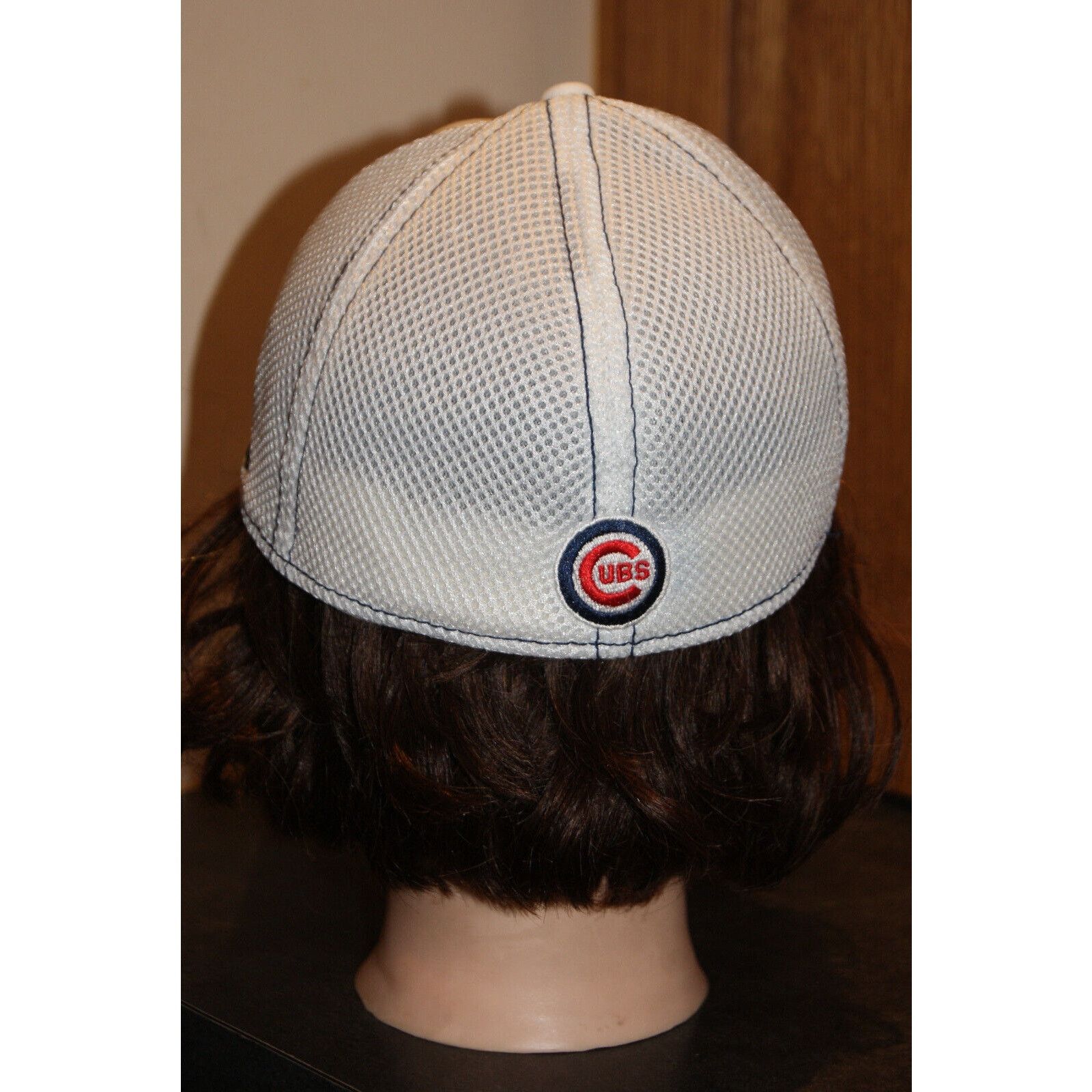 New Era VTG Y2K Chicago Cubs White Stitch New Era M/L Fitted Hat Cap Size ONE SIZE - 4 Thumbnail