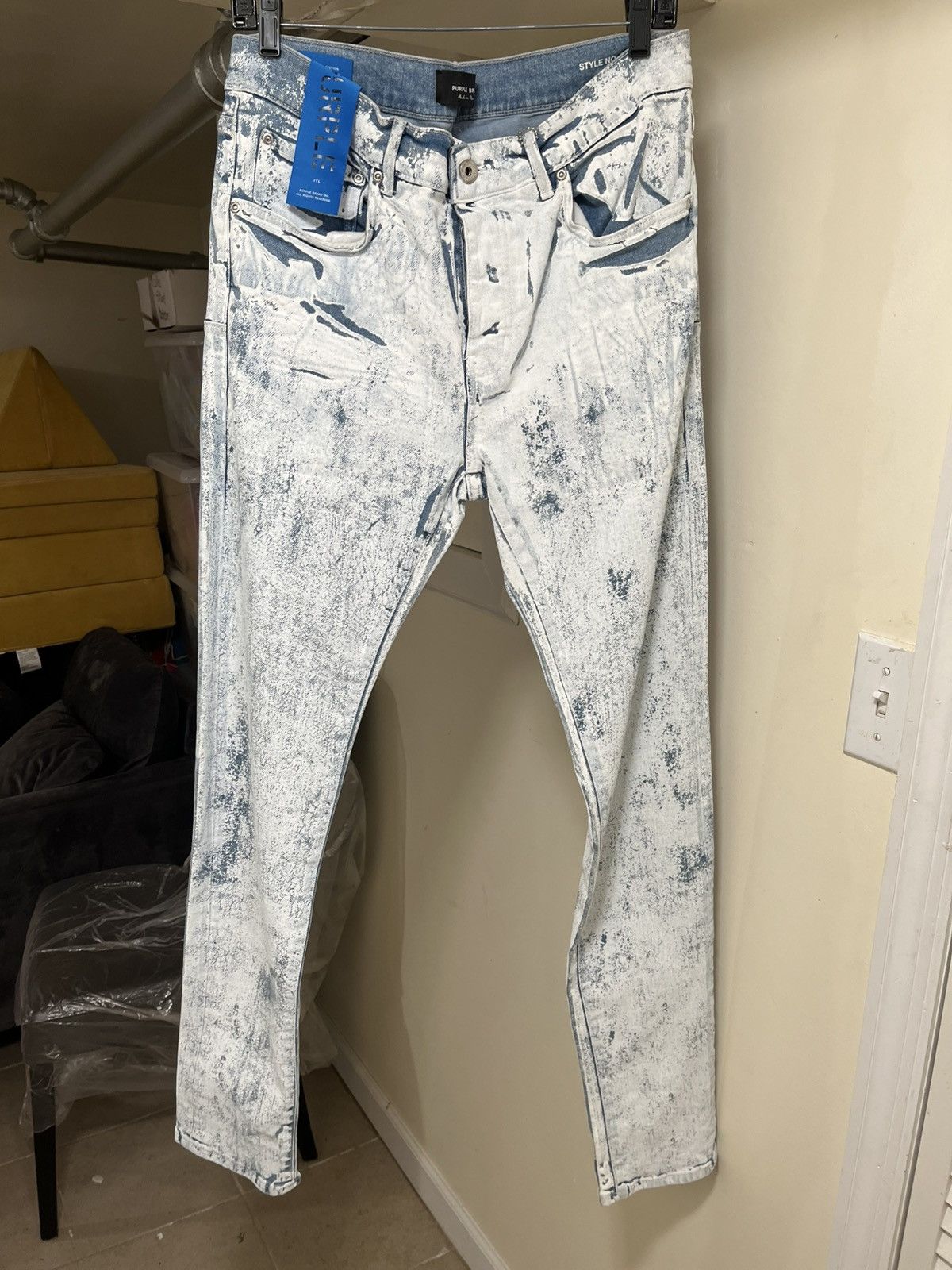 Purple Brand Purple Brand Painted Denim Limited Edition Sz 34 Size US 34 / EU 50 - 1 Thumbnail