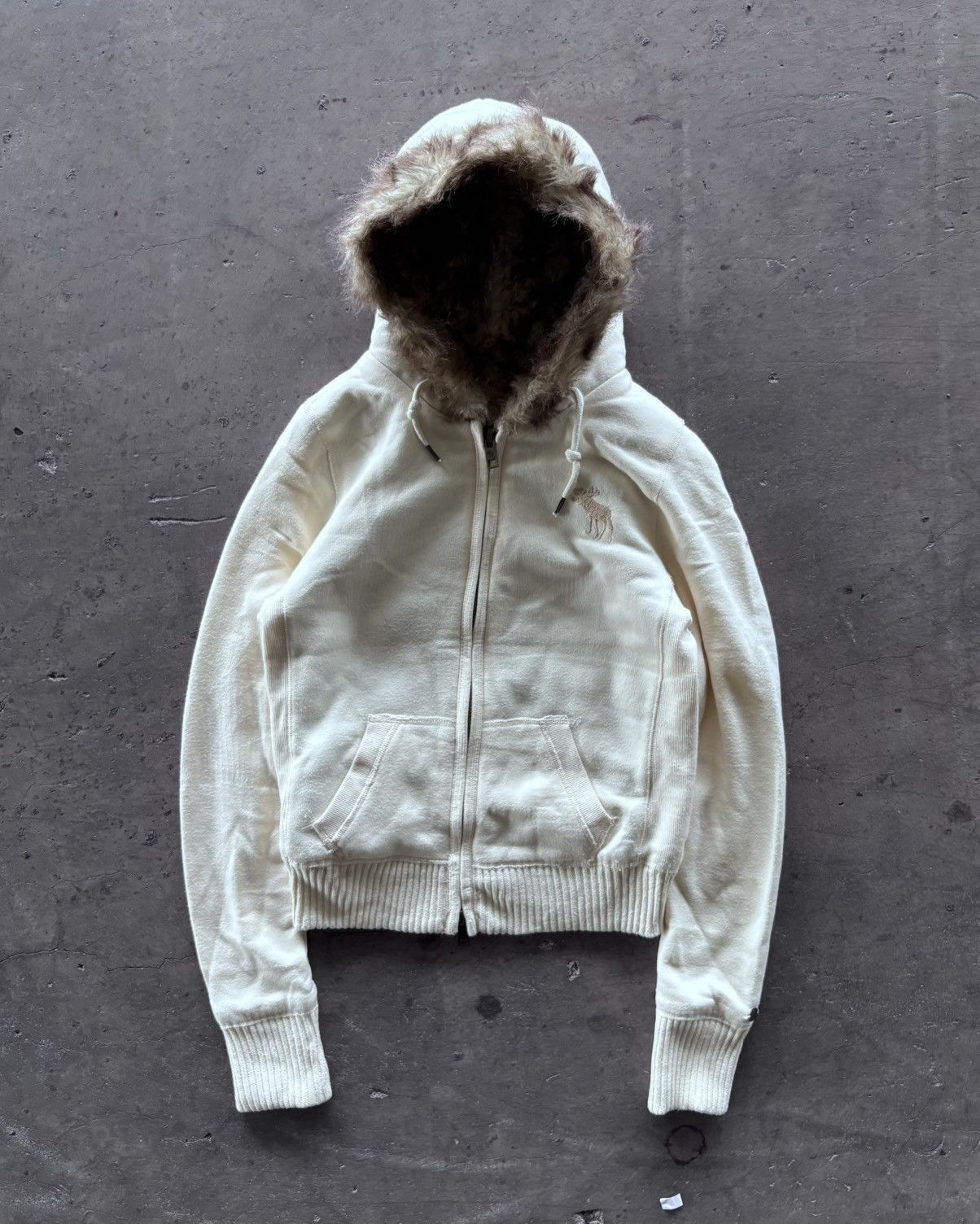 Japanese Brand Abercrombie Faux Fur Zip Up Hoodie Size US S / EU 44-46 / 1 - 1 Thumbnail