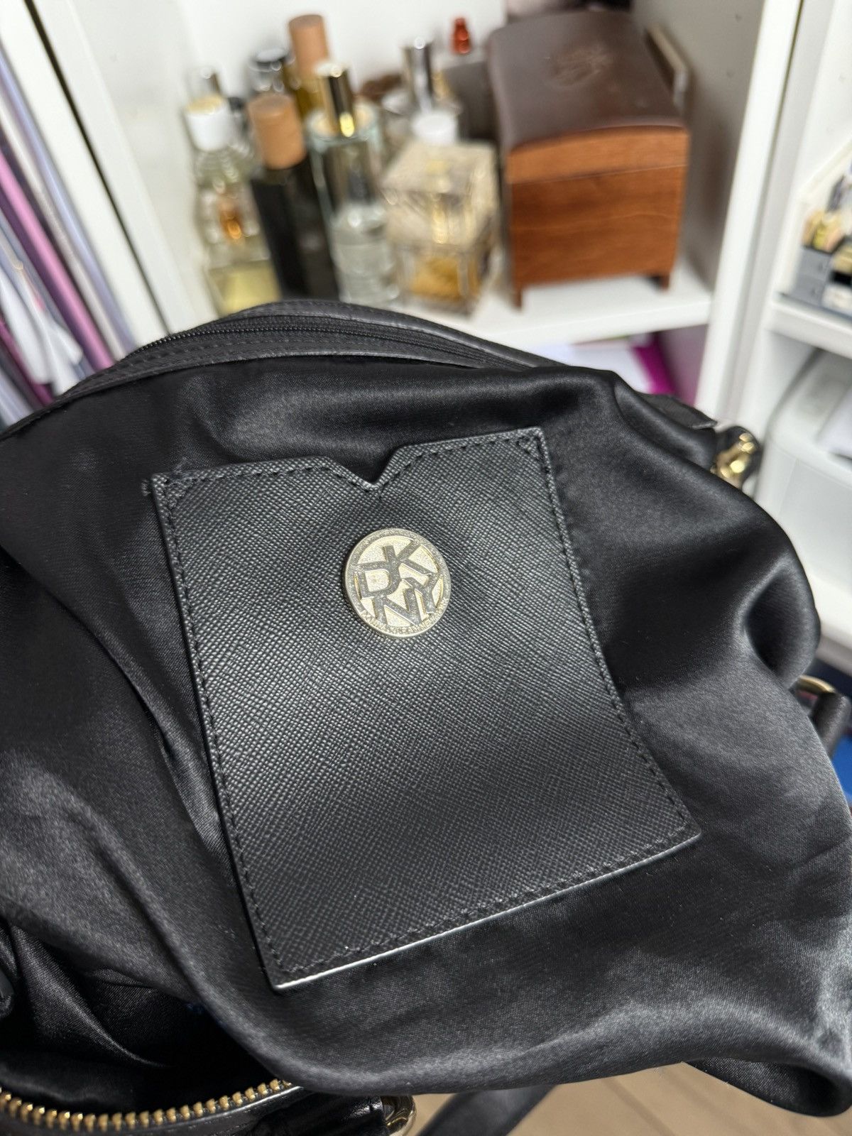 DKNY × Japanese Brand Vintage y2k DKNY monogram shoulder hand bag archive designer Size ONE SIZE - 10 Thumbnail