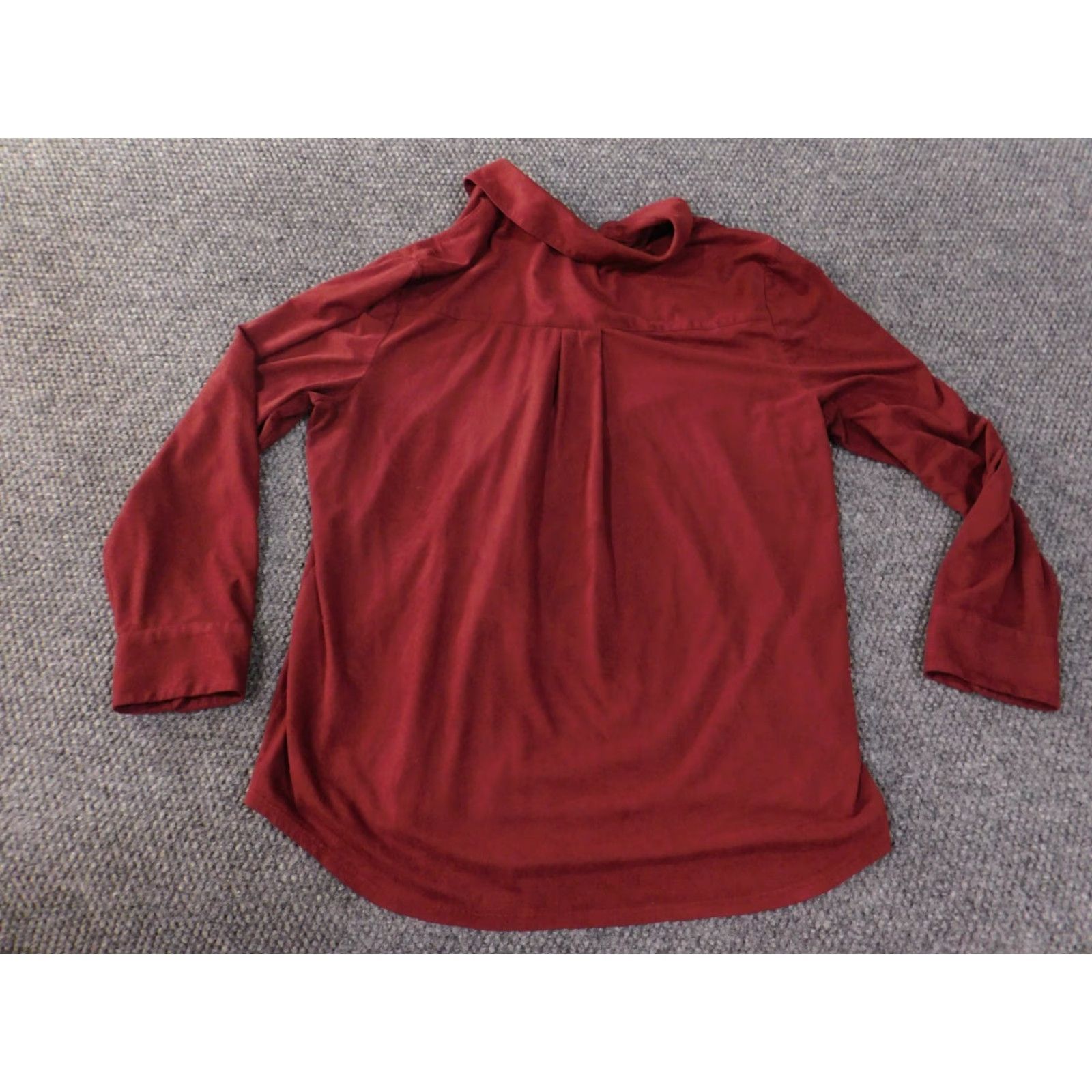 Vintage Chicos Button-Up Shirt Women Red 2 Long Sleeve Round Neck Pockets Cotton woven Casual Basic Vintage No Size XS / US 0-2 / IT 36-38 - 7 Thumbnail