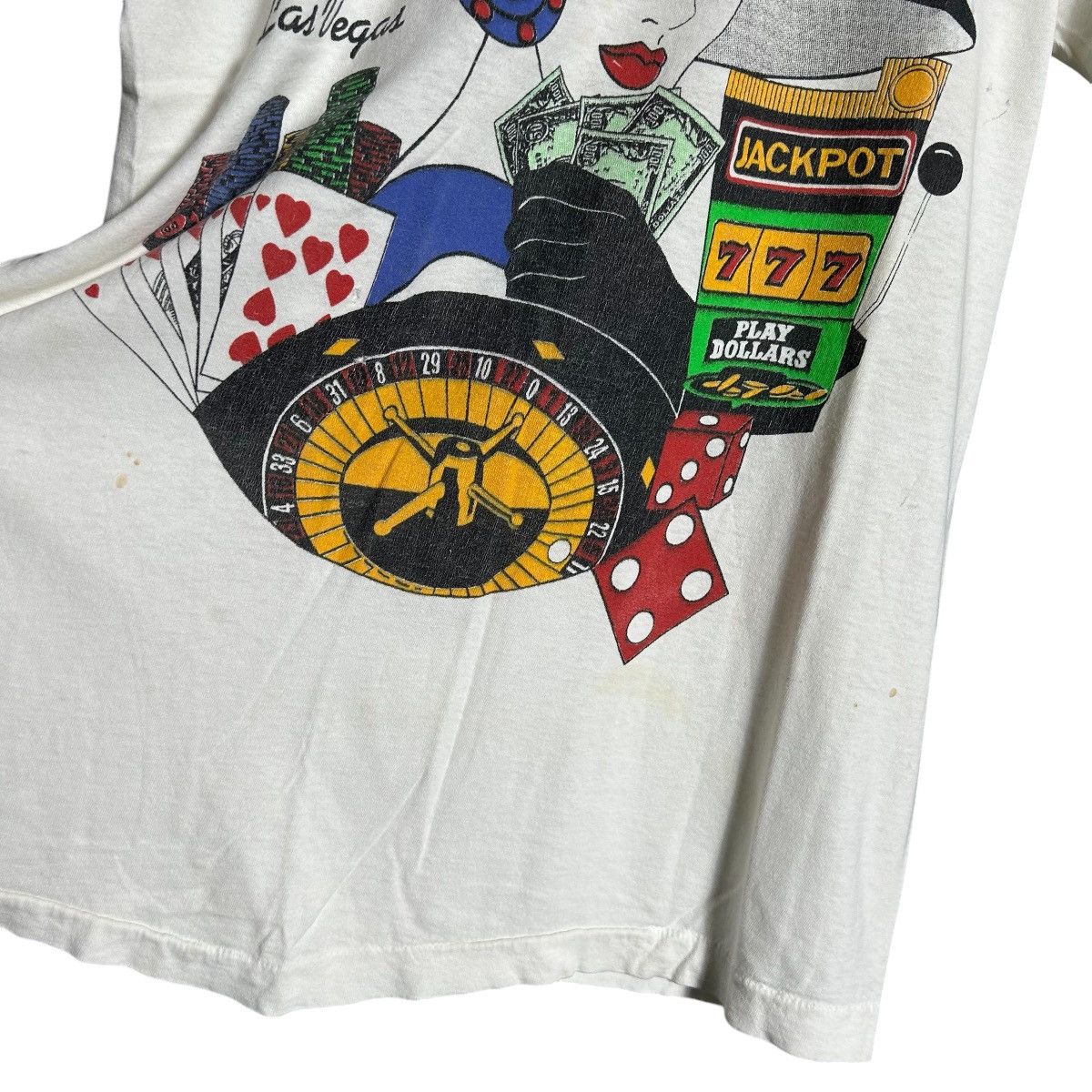 Other Vintage Las Vegas Woman Casino Art Tee Size M / US 6-8 / IT 42-44 - 4 Thumbnail