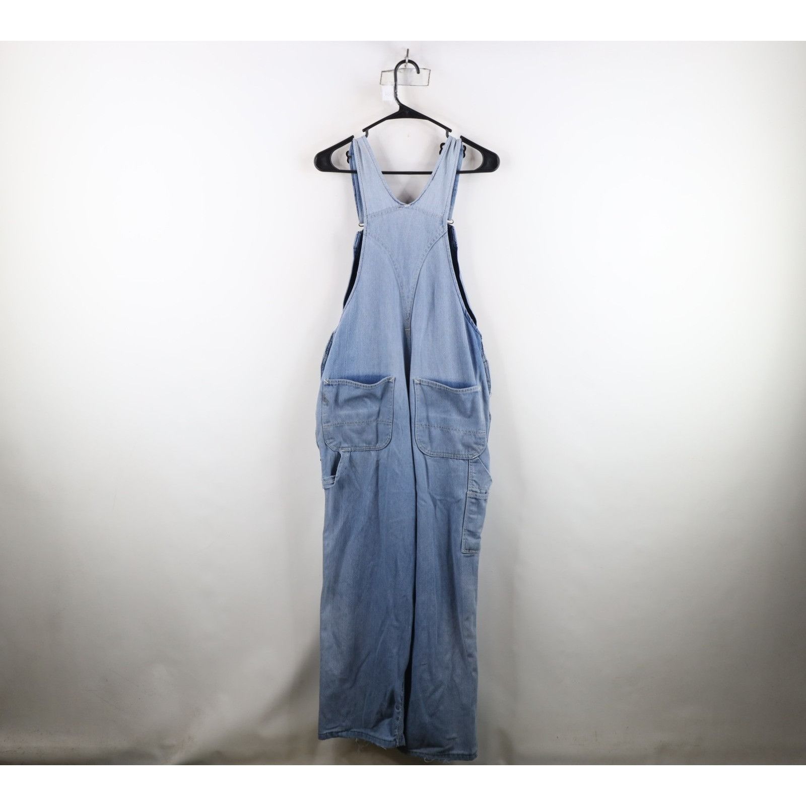 Vintage Vintage 60s 70s Streetwear Thrashed Denim Jean Overalls Size US 32 / EU 48 - 21 Thumbnail