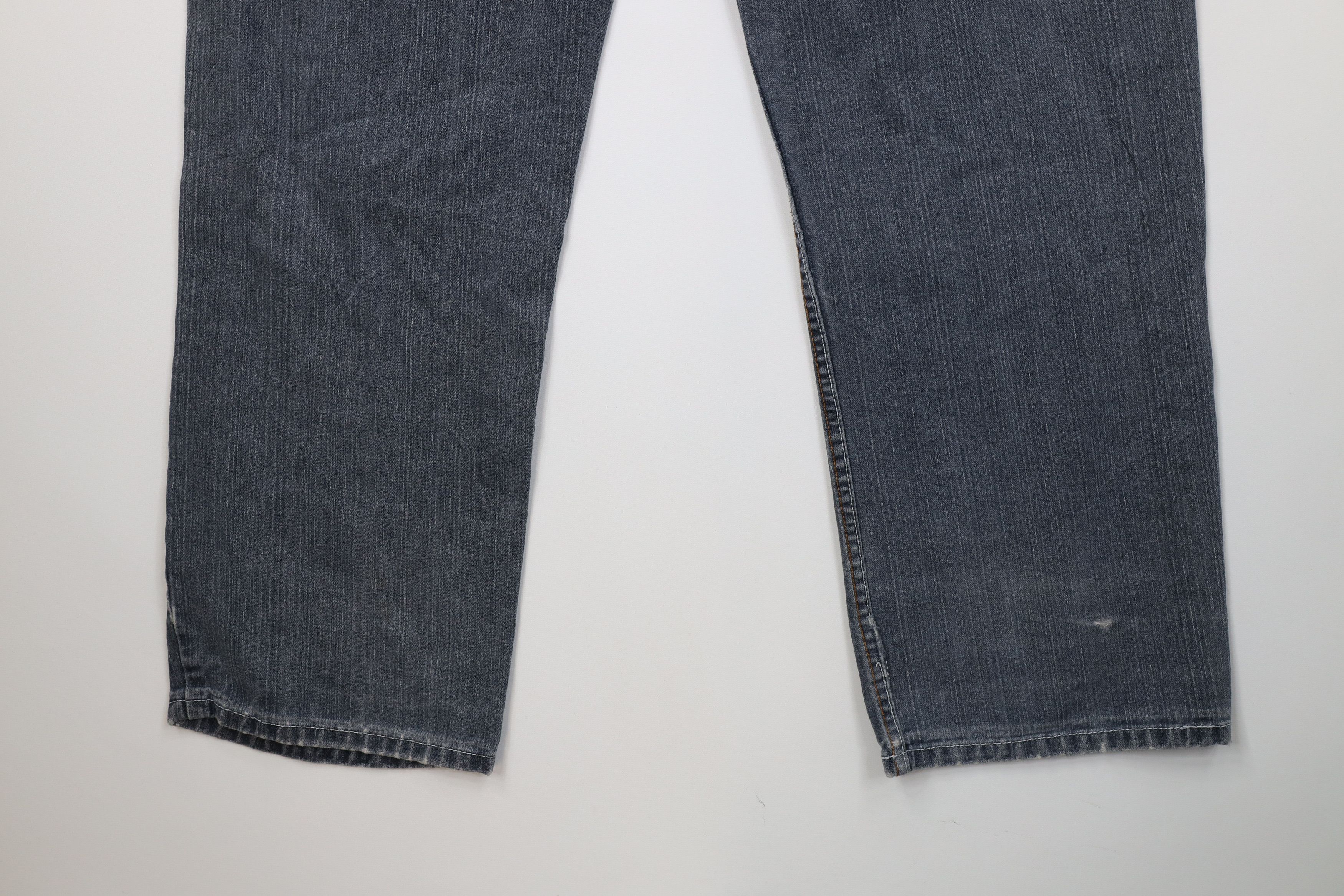 Sean John Vintage 90s Y2K Sean John Baggy Wide Leg Denim Jeans Blue Size US 36 / EU 52 - 16 Thumbnail