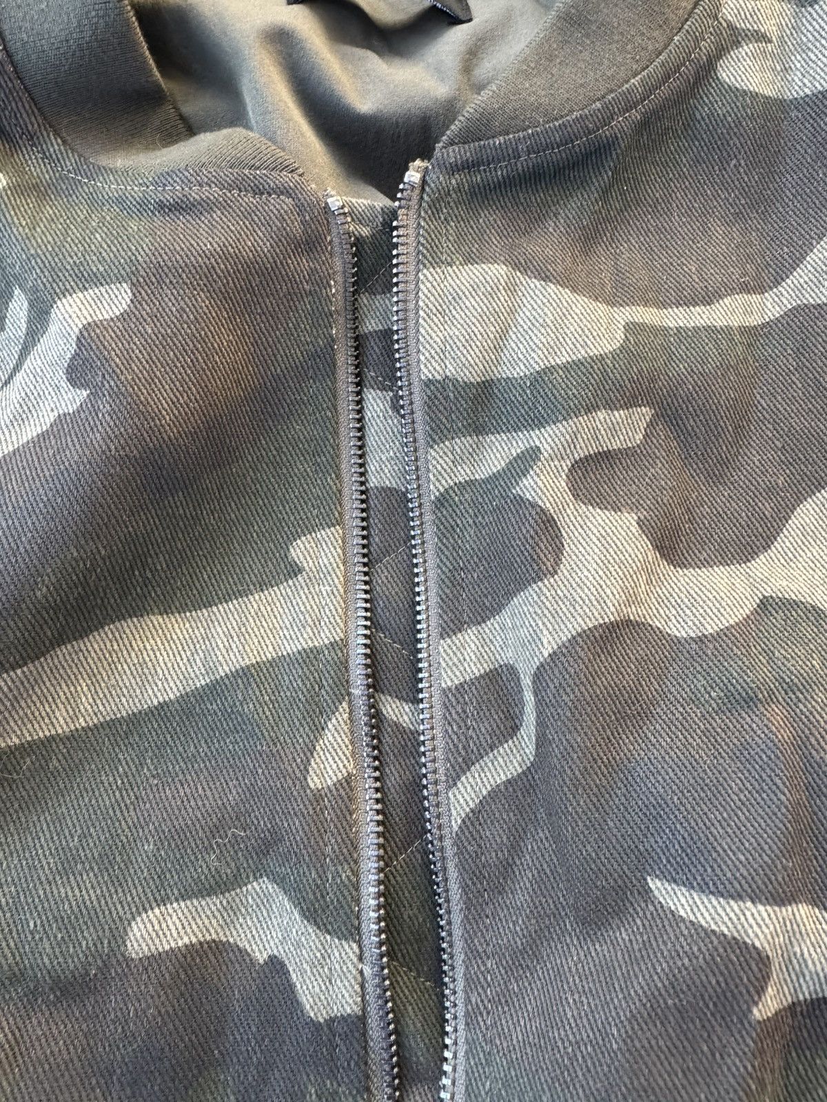 Richie Le Collection Bomber Flight Jacket Vintage Camo Size US S / EU 44-46 / 1 - 6 Thumbnail