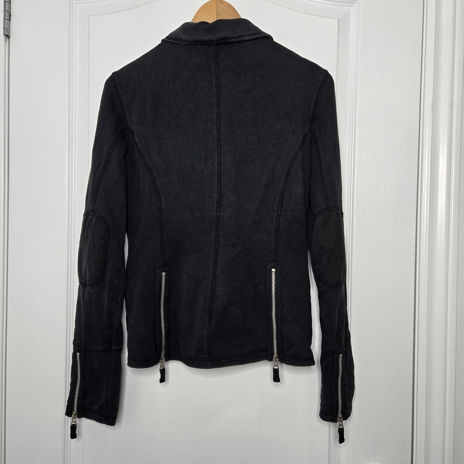 Triple 5 Soul Triple 5 Soul Jacket Womens Large Black Cotton Blazer Casual Size L / US 10 / IT 46 - 5 Thumbnail