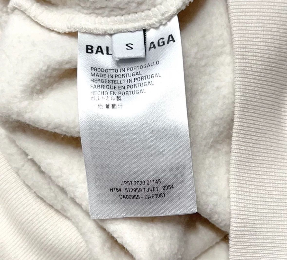 Balenciaga BALENCIAGA logo minimalist hooded sweatshirt Size US S / EU 44-46 / 1 - 5 Thumbnail