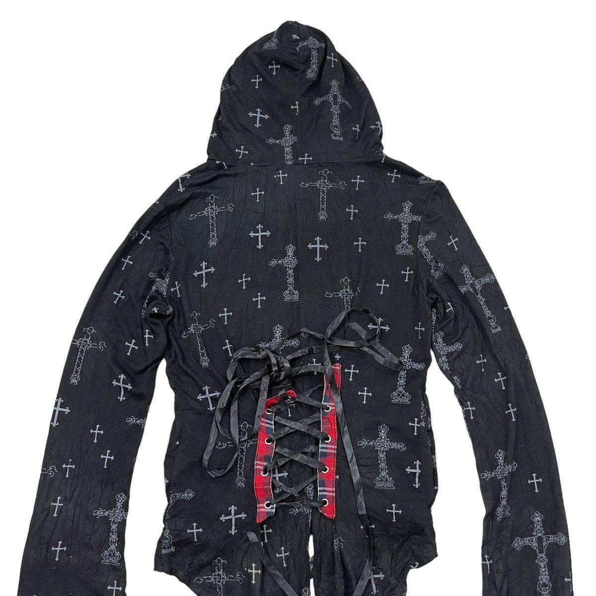 If Six Was Nine 🇯🇵Body Line Cross Punk Shirt Size XS / US 0-2 / IT 36-38 - 10 Thumbnail