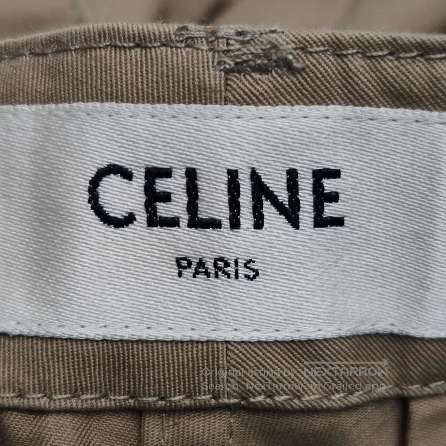 Celine Celine XS Cotton-Linen Solid Cargo Shorts. Size US 44 / EU 60 - 3 Thumbnail