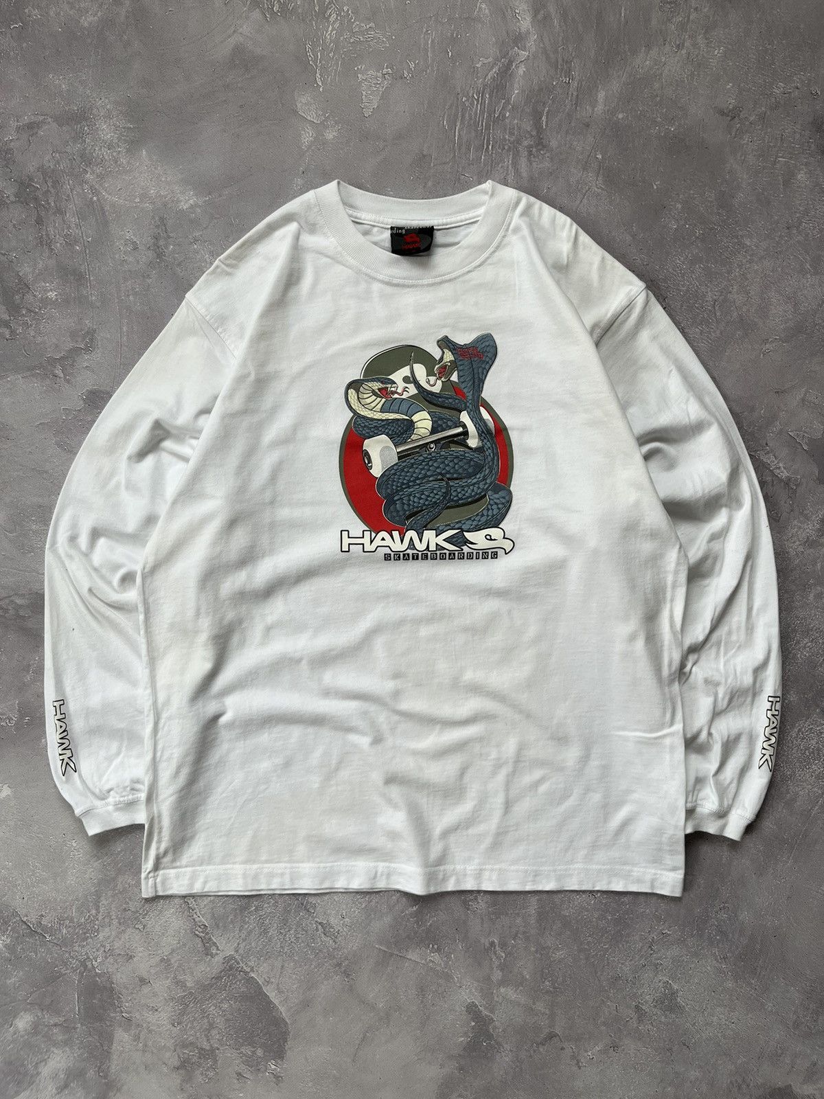 Tony Hawk Vintage 90s TONY HAWK Skateboard Longsleeve T Shirt Size US XL / EU 56 / 4 - 1 Thumbnail