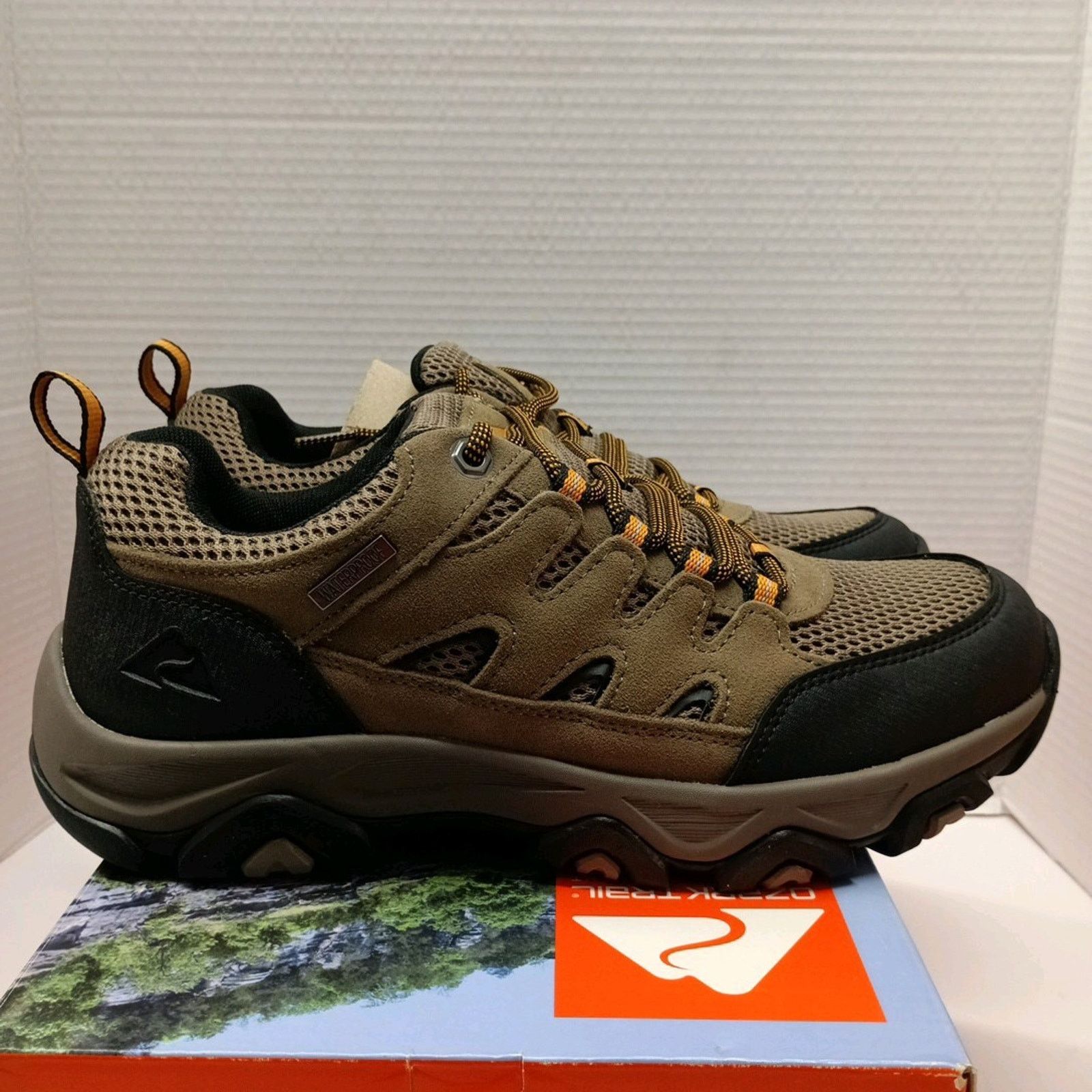 Other Ozark Trail Men's Hiking Shoes Size 9.5 Taupe Leather Size US 9.5 / EU 42-43 - 1 Thumbnail