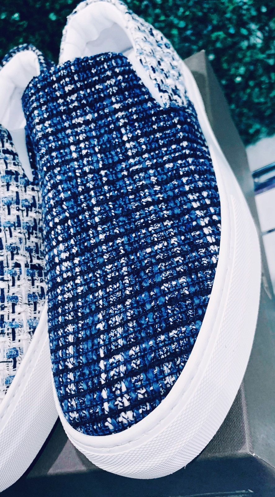 Greats New Greats Wooster x Lardini Slip-On Sneaker White/Blue Sz13 Size US 13 / EU 46 - 6 Thumbnail
