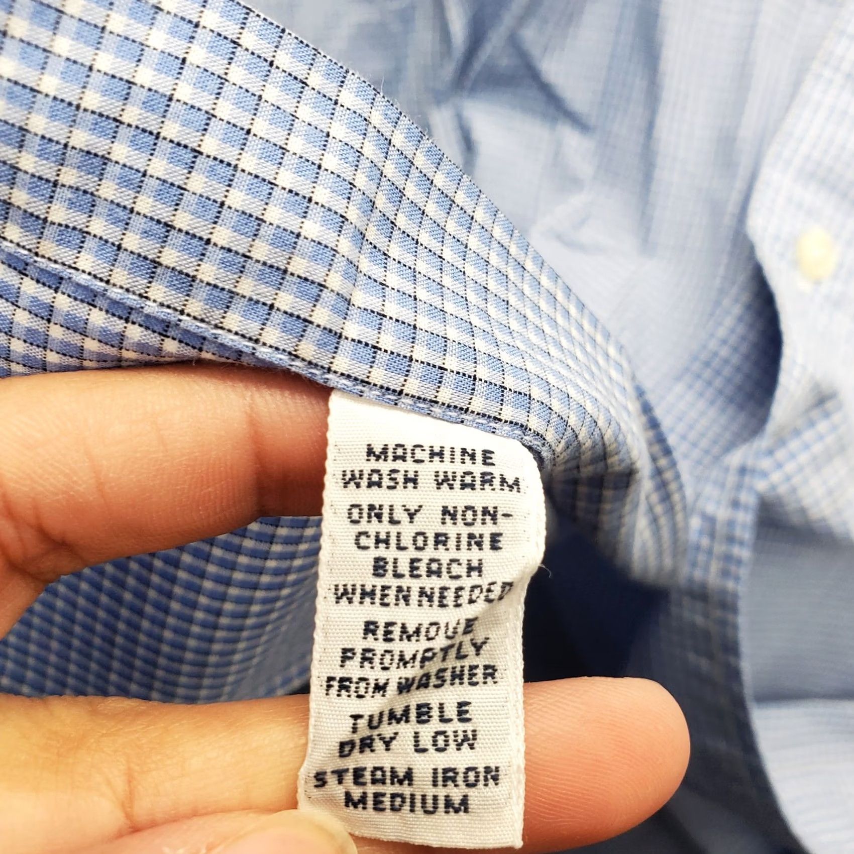 Ralph Lauren Ralph Lauren Mens Dress Shirt Multicolor Plaid Yarmouth Pony Logo Button Down 17 Size 46R - 6 Thumbnail