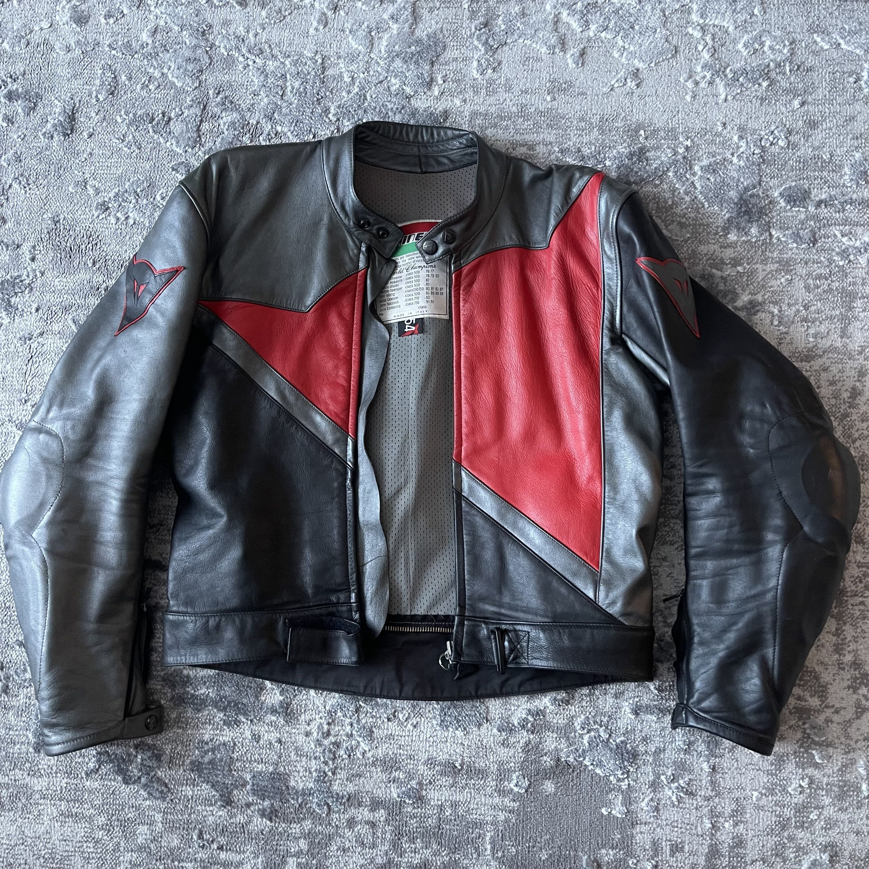 Dainese Vintage Dainese 90s Leather Jacket World Champions Size US L / EU 52-54 / 3 - 1 Thumbnail