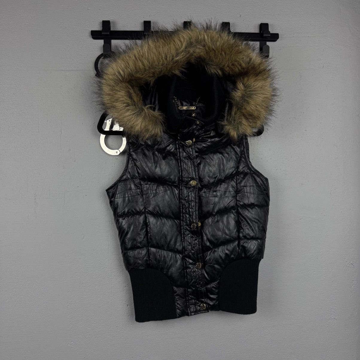 If Six Was Nine Vintage Fur Faux Vest Avant Garde Size S / US 4 / IT 40 - 1 Thumbnail