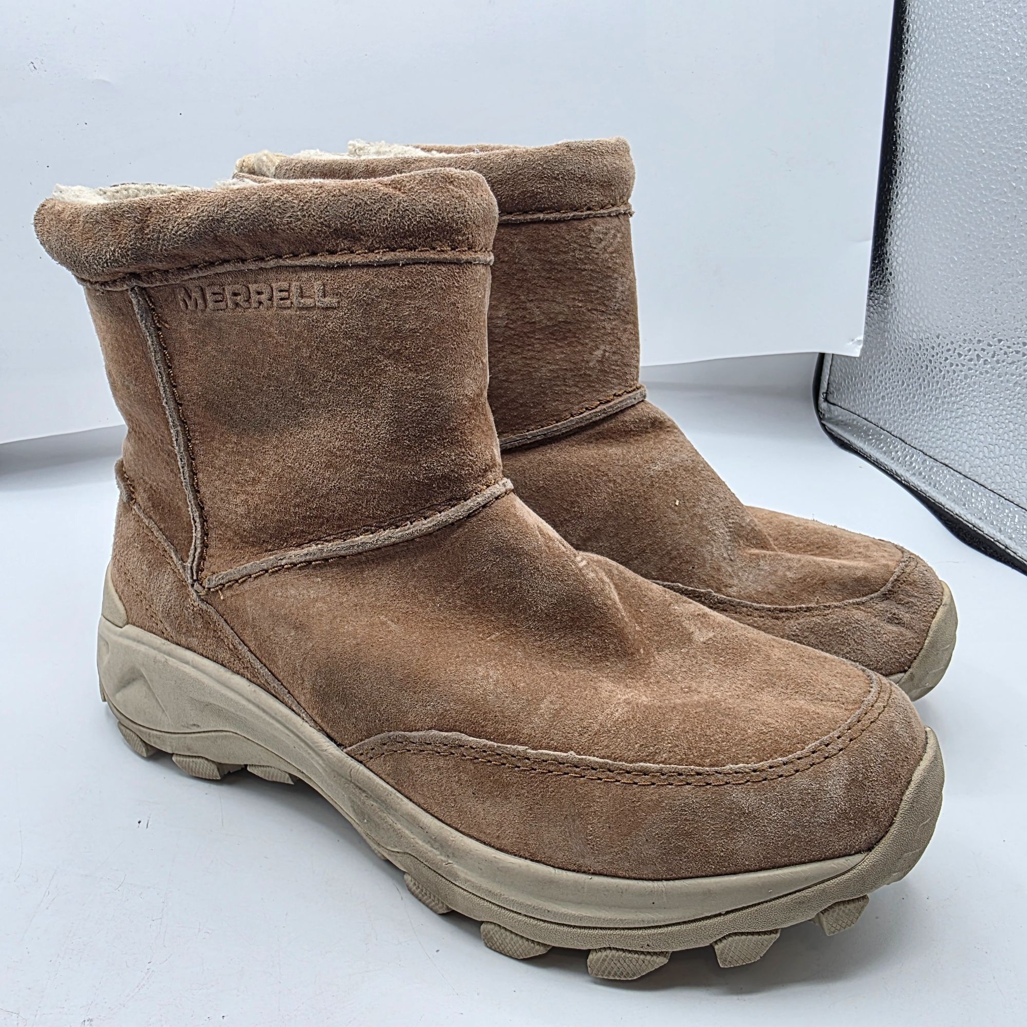 Merrell Merrell Pull On Womens 7.5 Brown Boots Casual Winter Outdoor Size US 7.5 / IT 37.5 - 1 Thumbnail