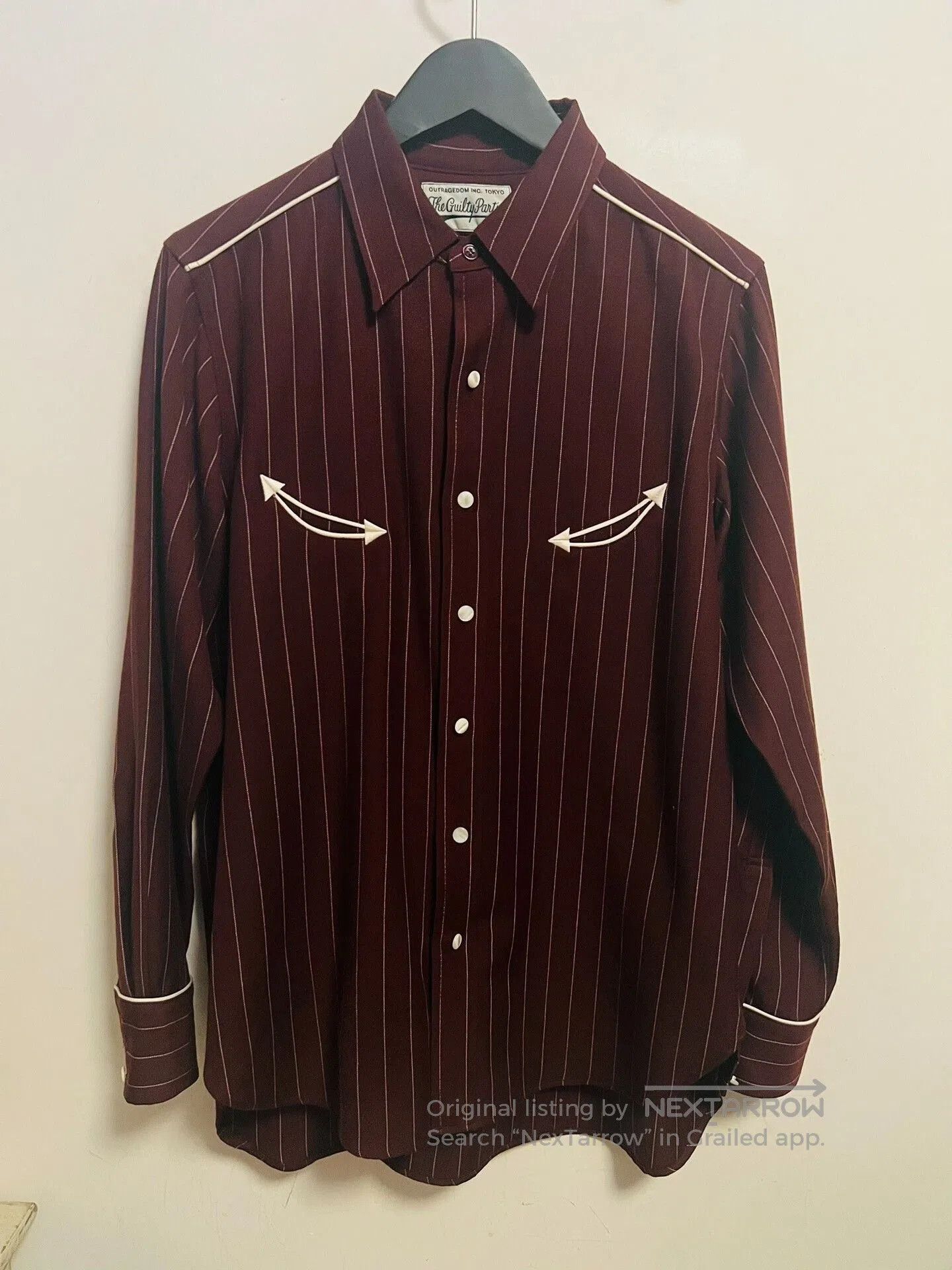 Wacko Maria wacko maria western shirt with stripes. Size US M / EU 48-50 / 2 - 1 Thumbnail