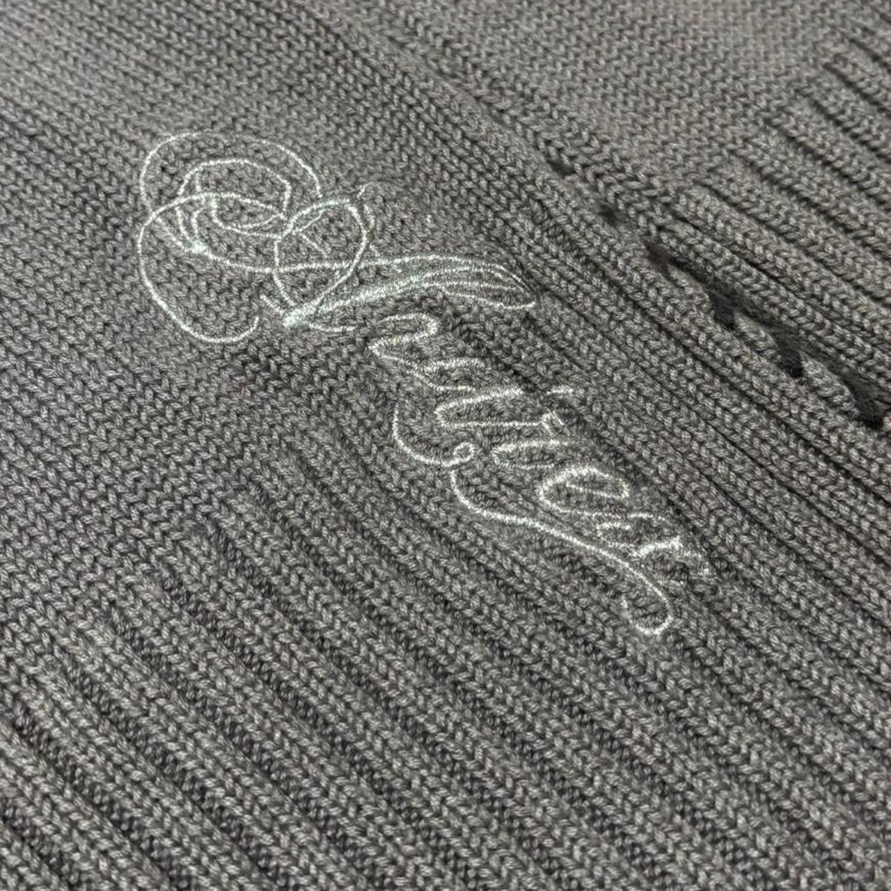 Avirex Vintage Y2K Avirex Grey Ribbed V Neck Sweater Women's Small Size S / US 4 / IT 40 - 6 Thumbnail