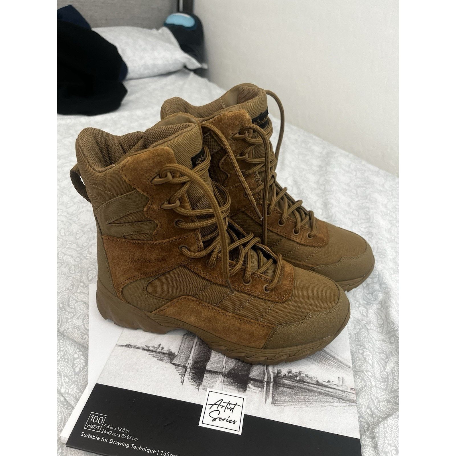 Other Smith & Wesson Ranger Tactical Boots Coyote Brown Men’s US 8 Size US 8 / EU 41 - 4 Thumbnail
