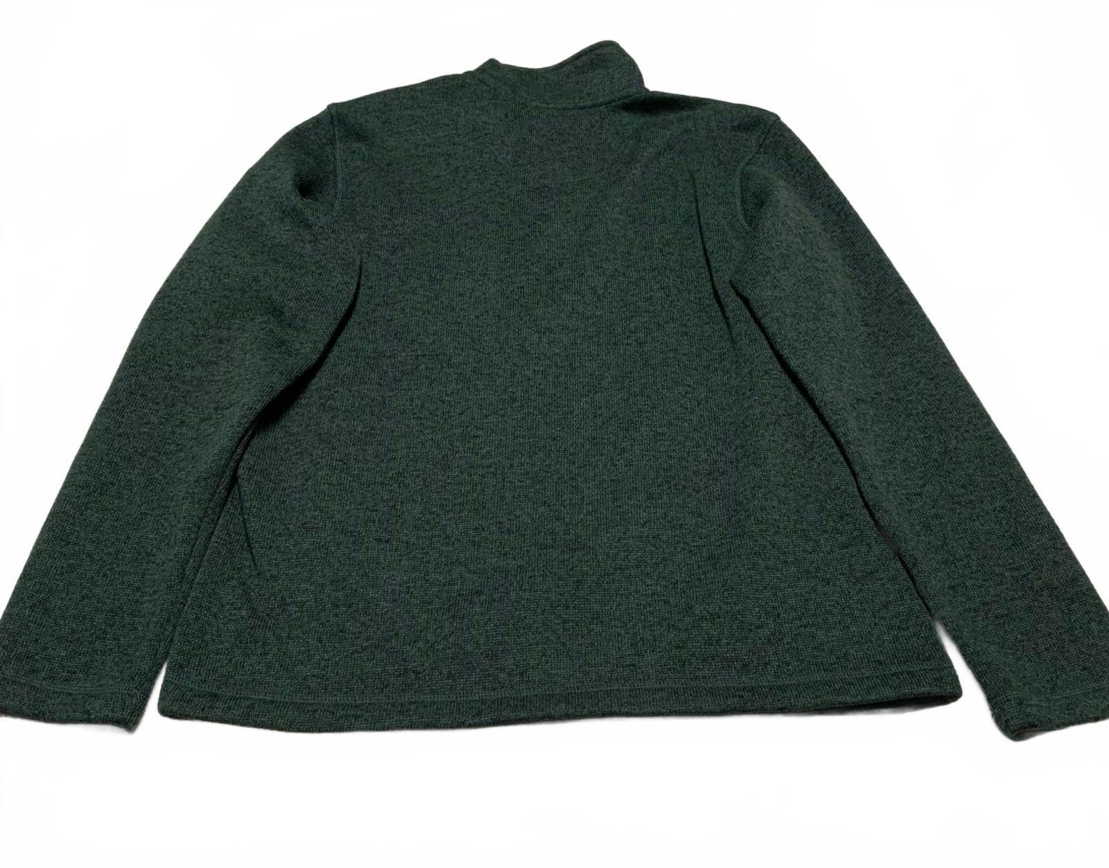 Eddie Bauer Eddie Bauer Men's Medium Green Quarter Zip Fleece Size US M / EU 48-50 / 2 - 3 Thumbnail