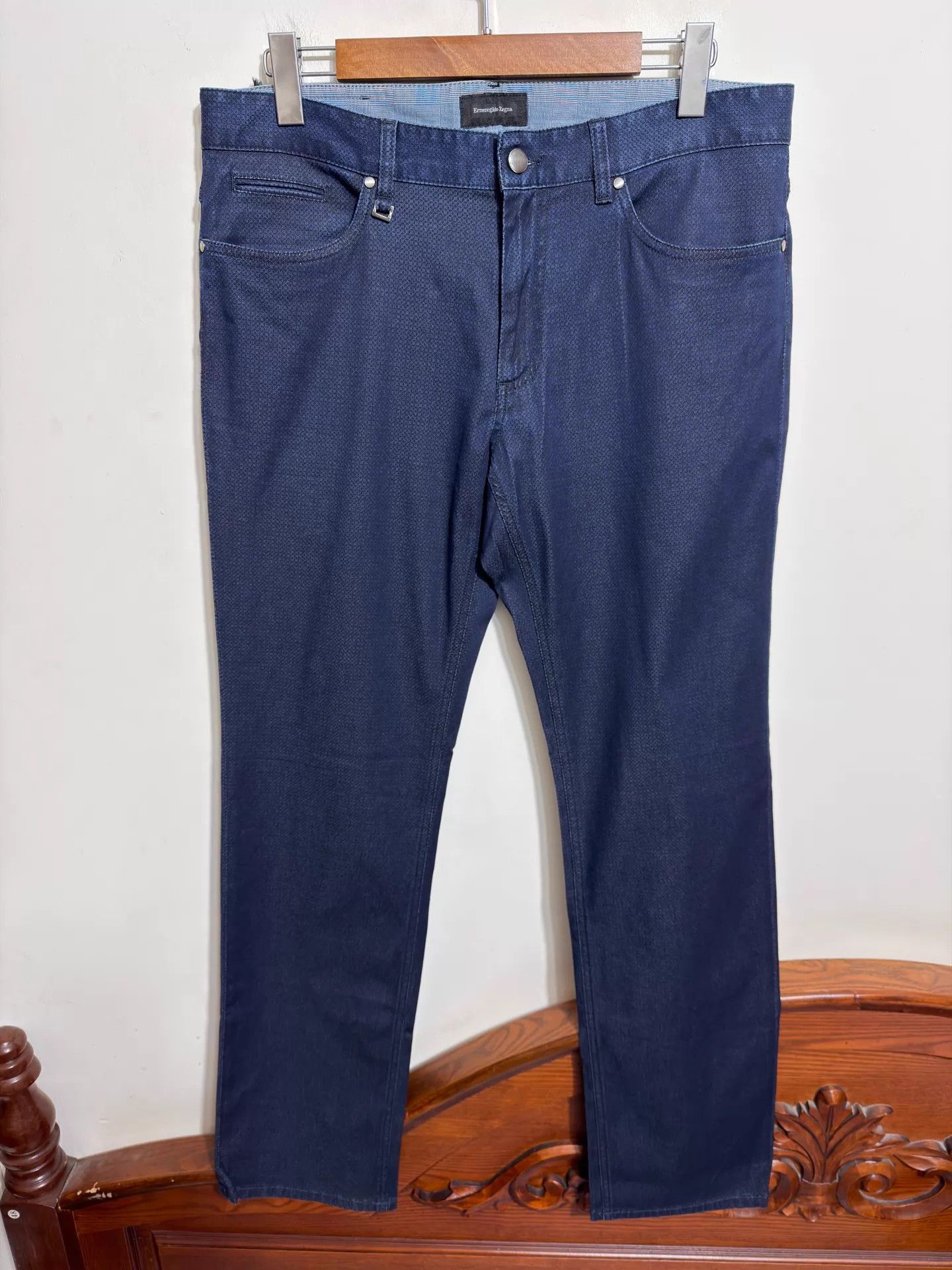 Ermenegildo Zegna Ermenegildo Zegna Indigo Straight Jeans Size 36/38/39 Size US 36 / EU 52 - 1 Thumbnail