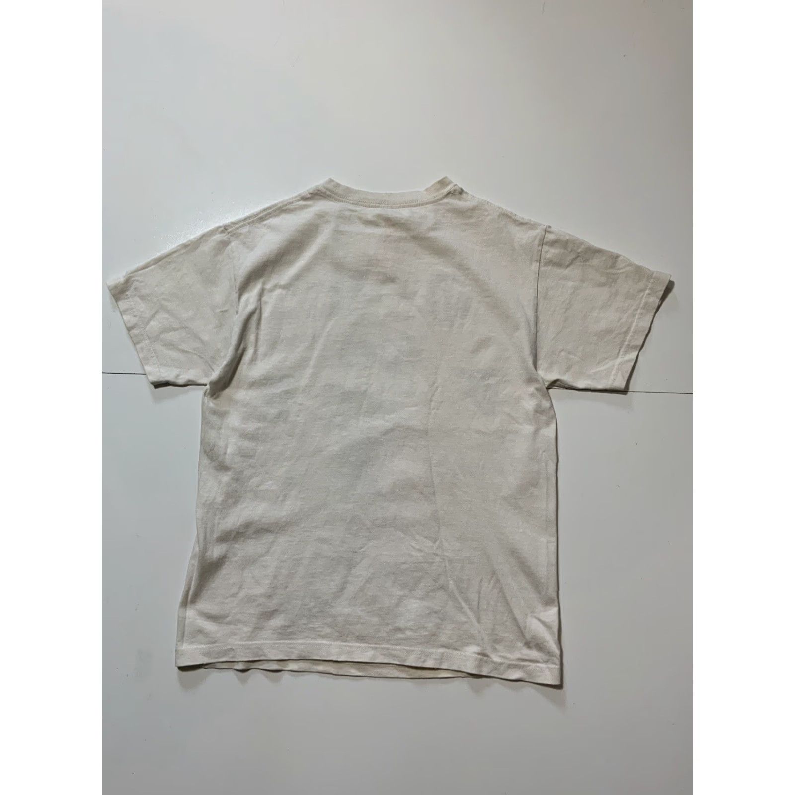 Vintage VINTAGE 4 Hunnid YG Fourever A Player Four Graphic Natural S/S Crewneck T-Shirt Sz. M Mens Size US M / EU 48-50 / 2 - 3 Thumbnail