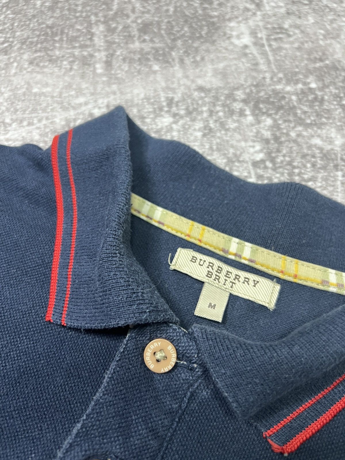 Burberry Burberry Brit Navy Polo Size M Size US M / EU 48-50 / 2 - 6 Thumbnail