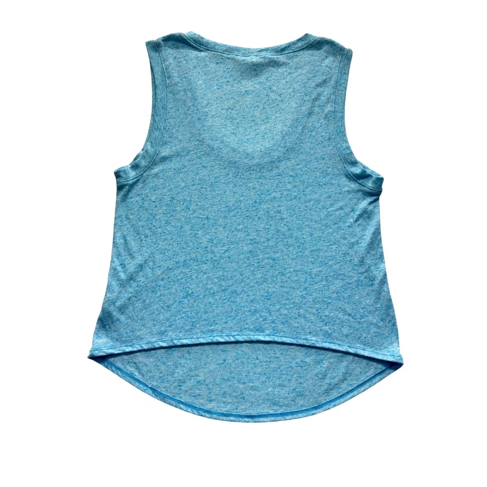 Victoria's Secret Victoria's Secret Blue Heather Sleeveless Tank Top S Unisex Adults Camisole Shirt Linen Polyester Heathered 85/15 85/15 Linen Polyester Short Back Hem Size S / US 4 / IT 40 - 2 Thumbnail