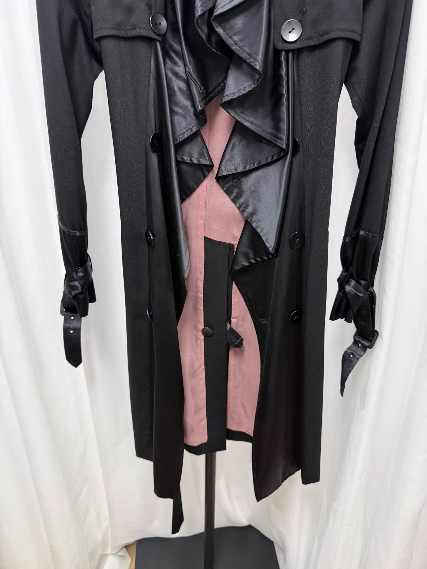 Jean Paul Gaultier Jean Paul Gaultier Silk Ruffle Panel Coat K20 Size S / US 4 / IT 40 - 3 Thumbnail