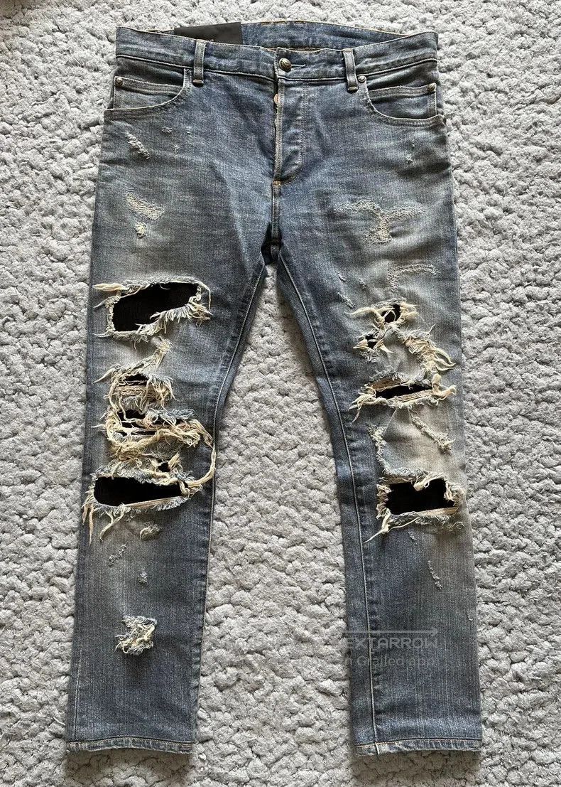 Balmain Balmain Destroy stretch jeans. Size US 29 - 1 Thumbnail