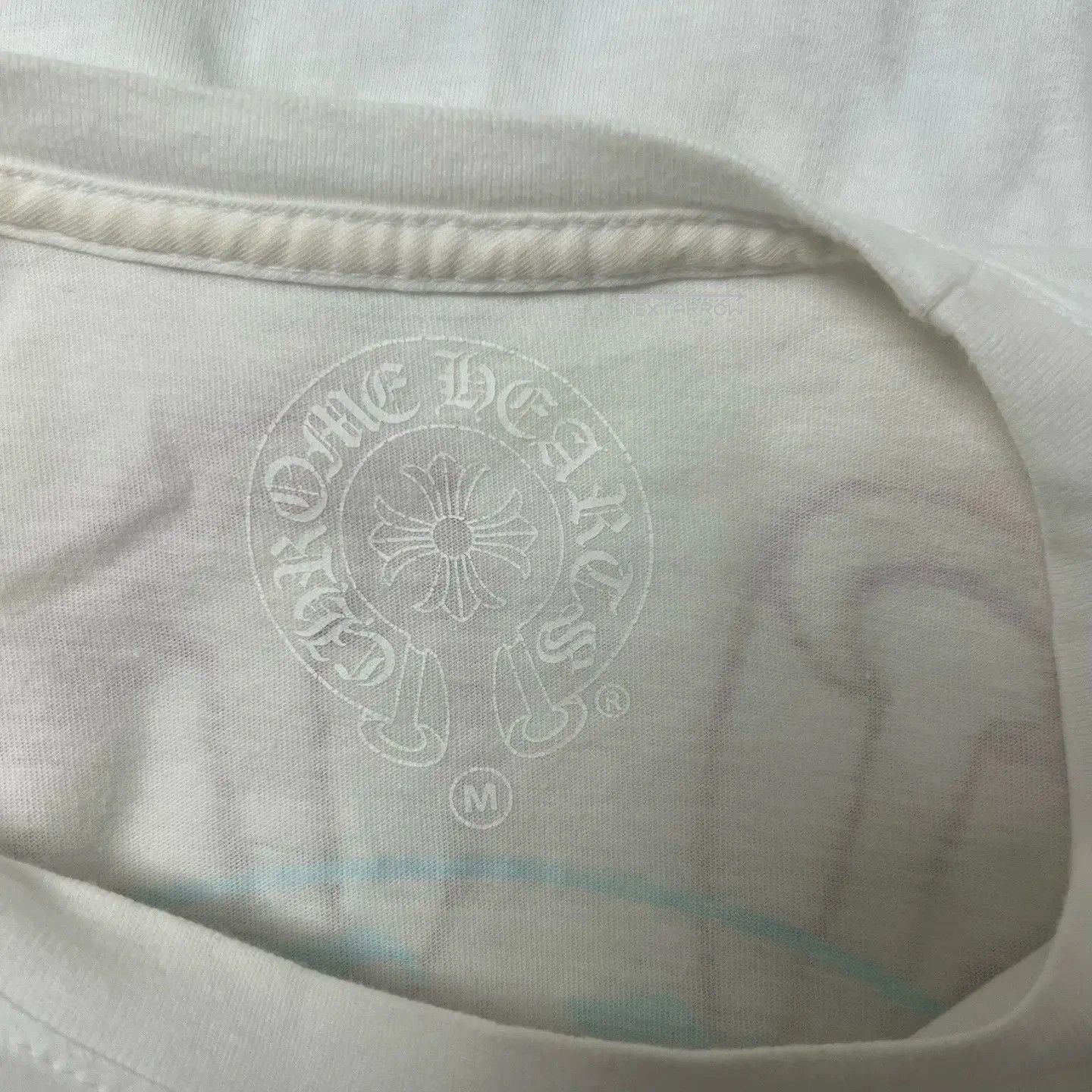 Chrome Hearts Gradient Cross White Ss Tee M, Men's — image 4 of 6