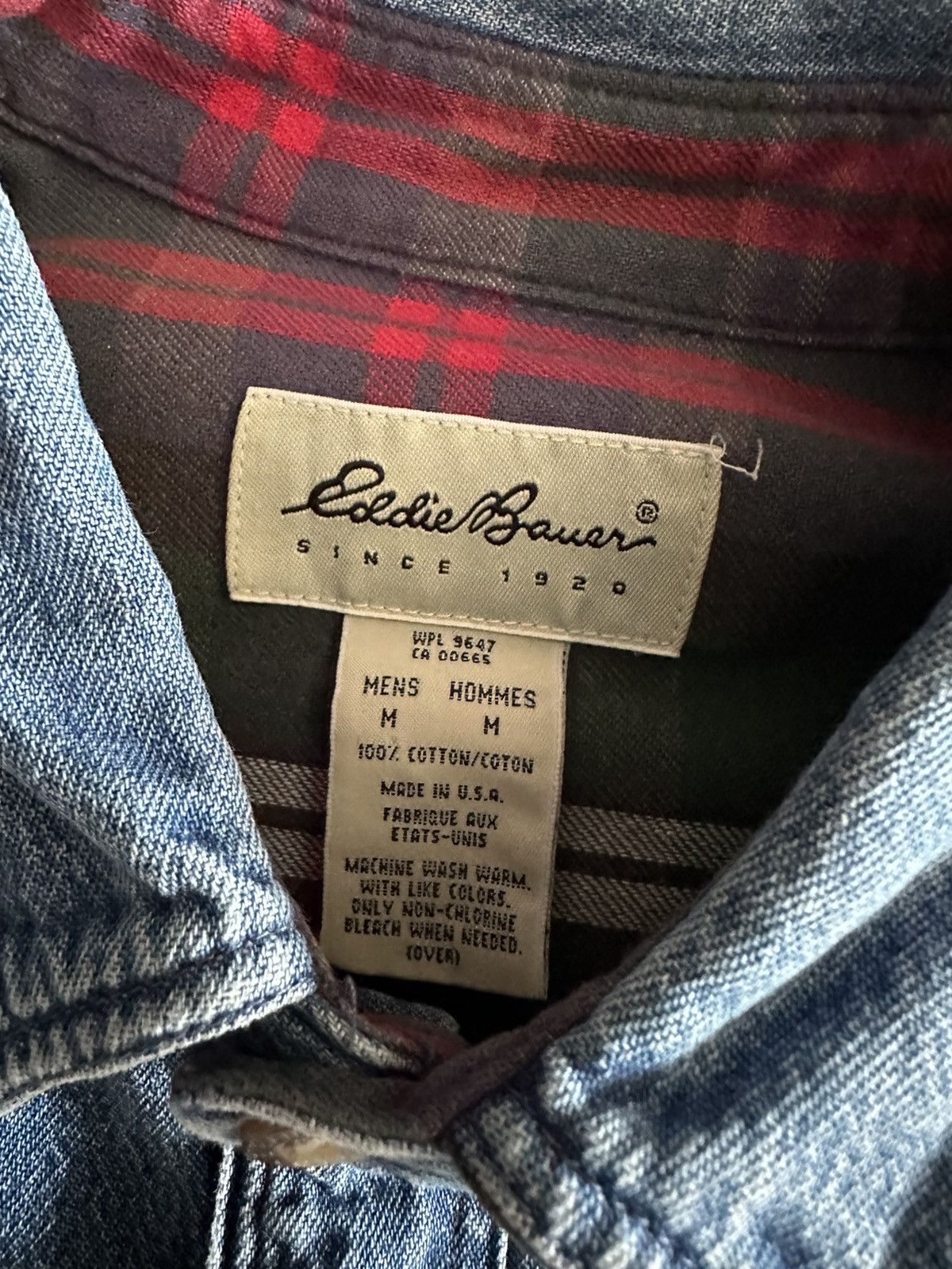 Eddie Bauer Vintage Eddie Bauer Plaid Lined USA M Size US XL / EU 56 / 4 - 12 Thumbnail