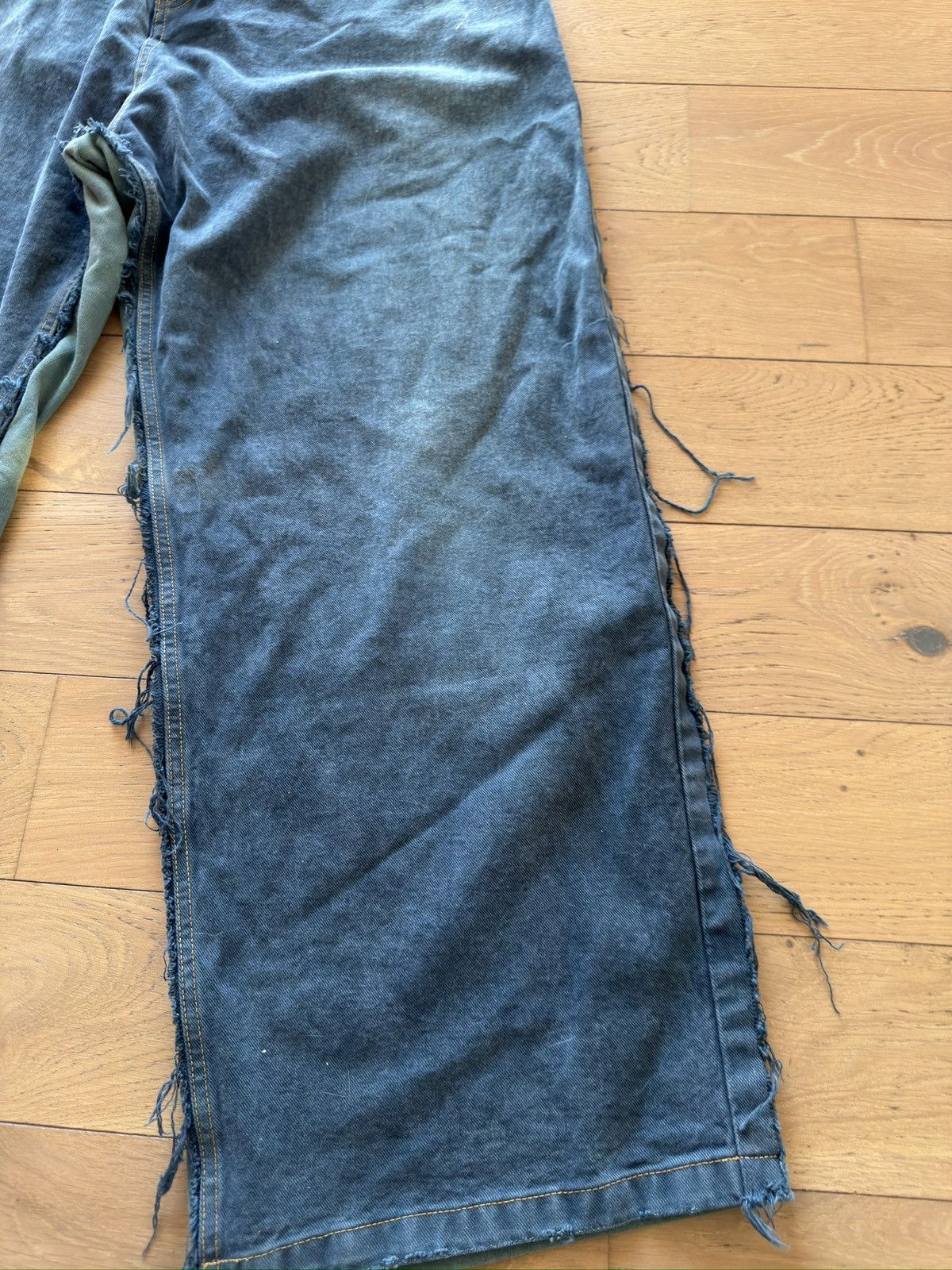 Balenciaga BALENCIAGA HYBRID SWEETPANTS DENIM Size US 33 - 3 Thumbnail